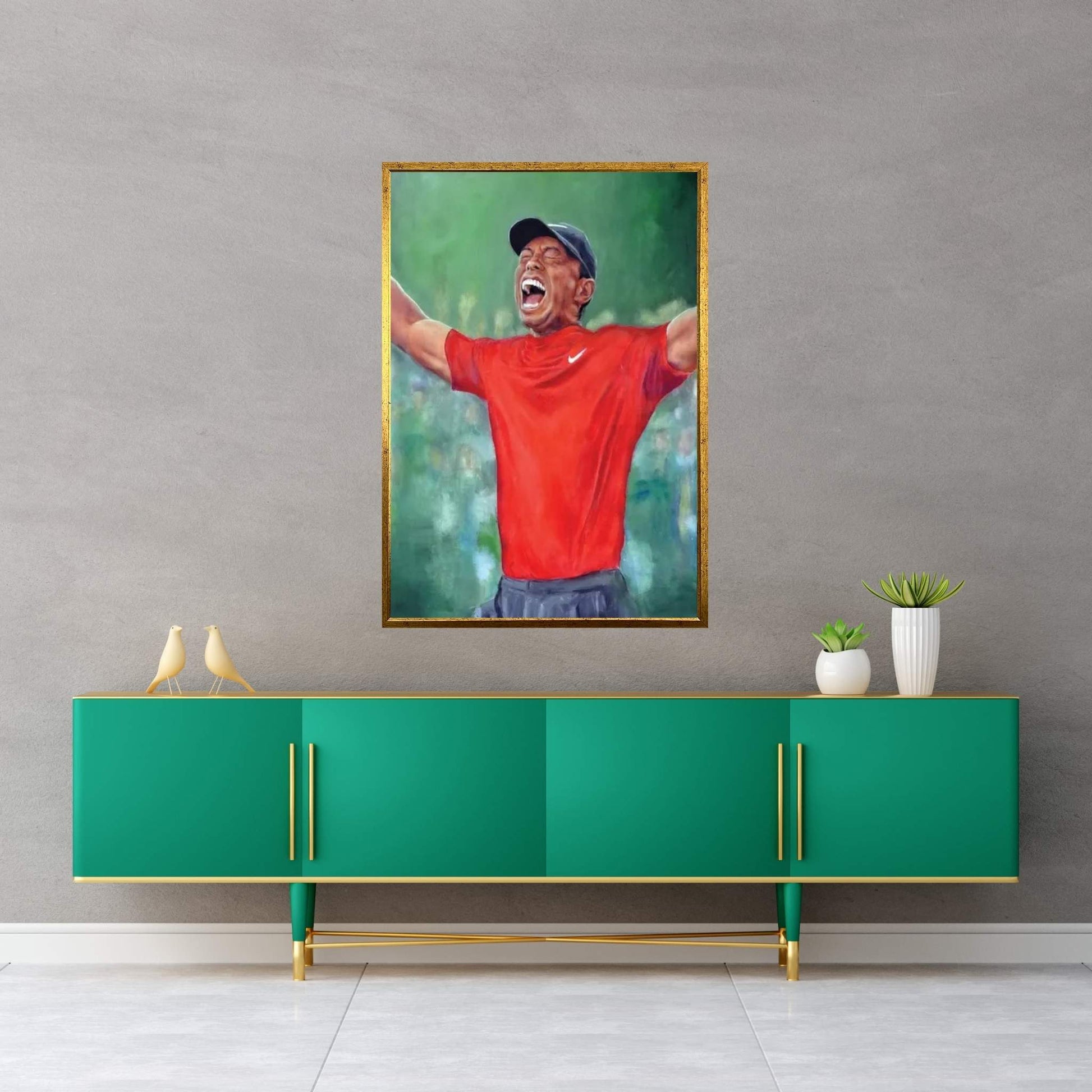 Tiger Woods Canvas Wall Art - Y Canvas