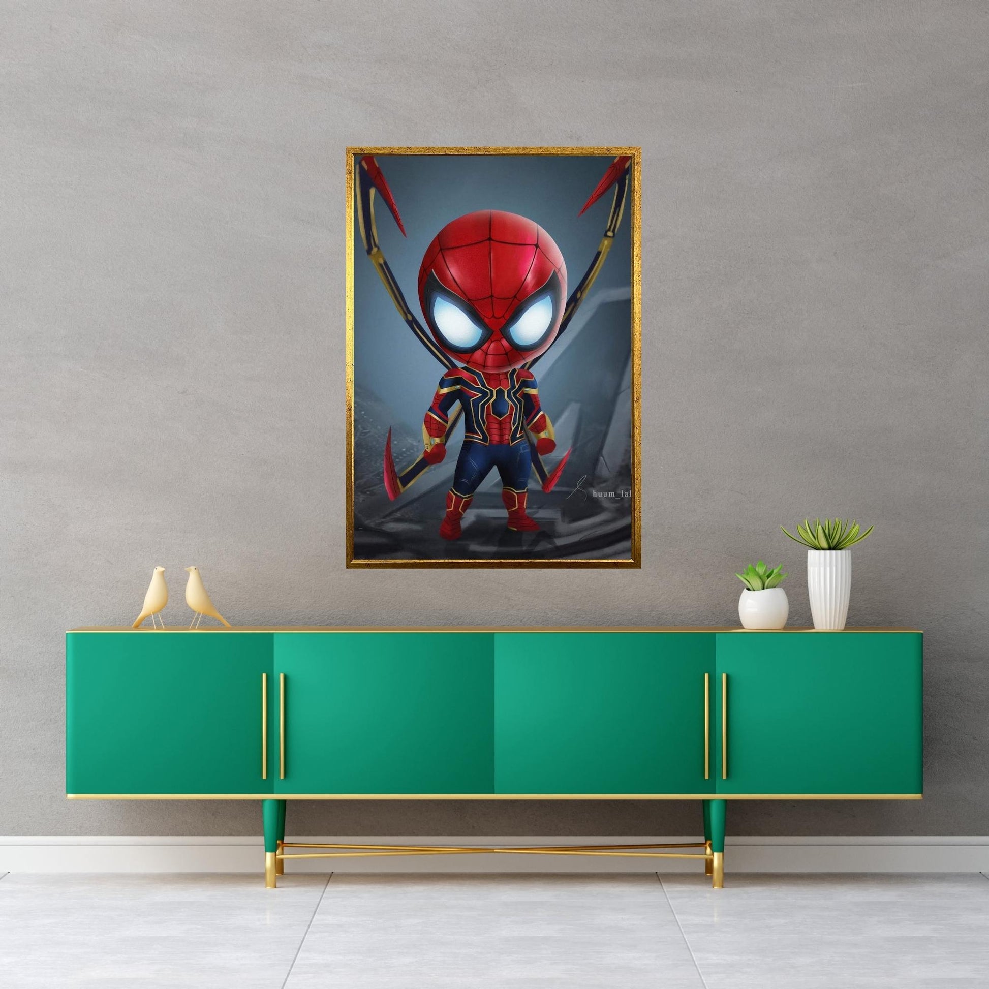 Spiderman Canvas Wall Art - Y Canvas