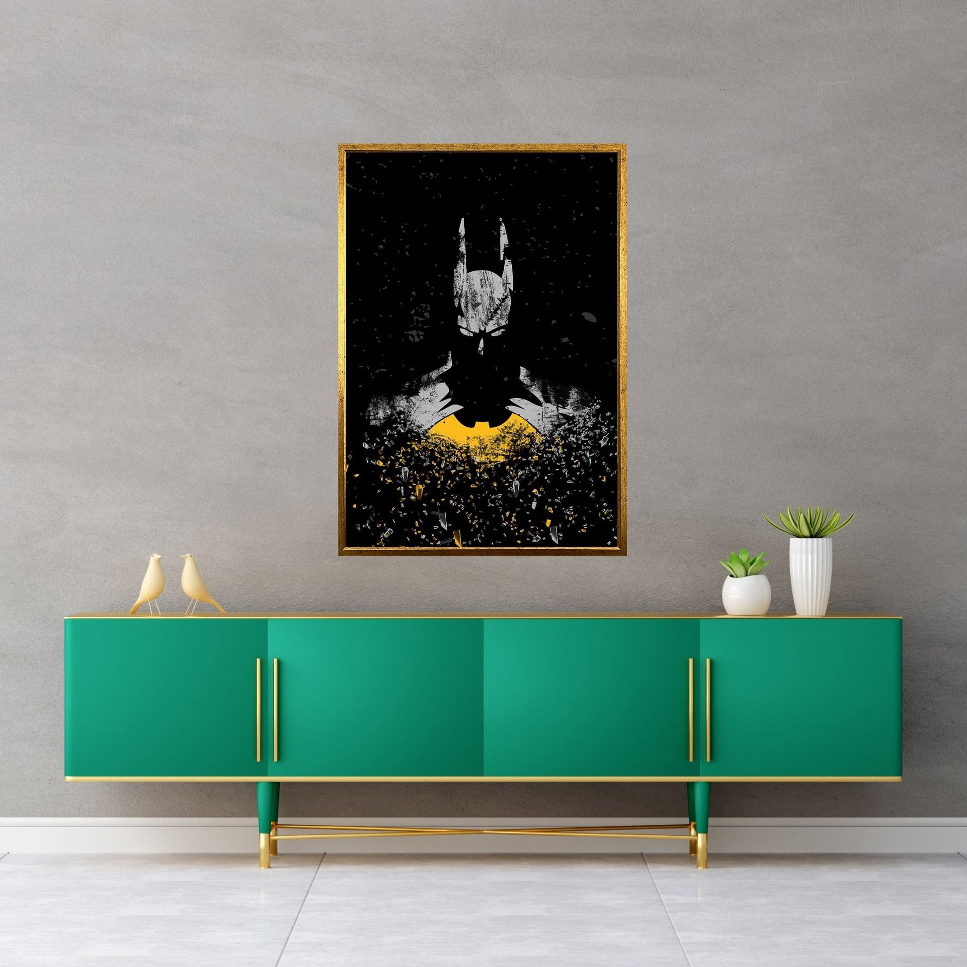 Batman Canvas Wall Art - Y Canvas