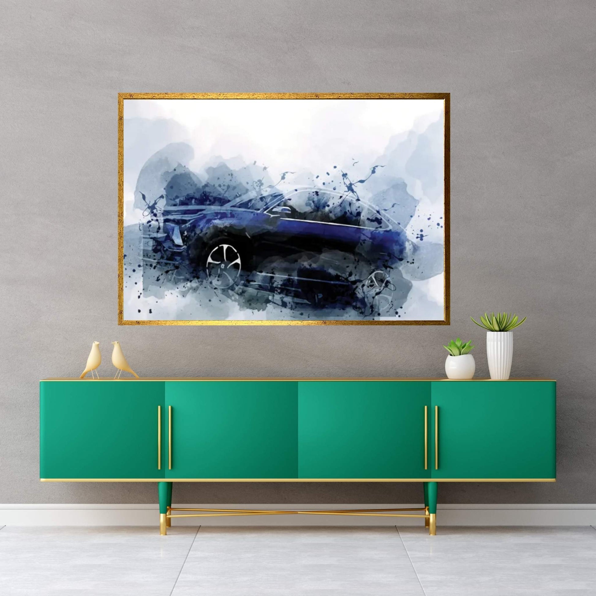 Nio Ec6 Luxury Cars 2021 Cars Cn-Spec Blue Canvas Wall Art - Y Canvas