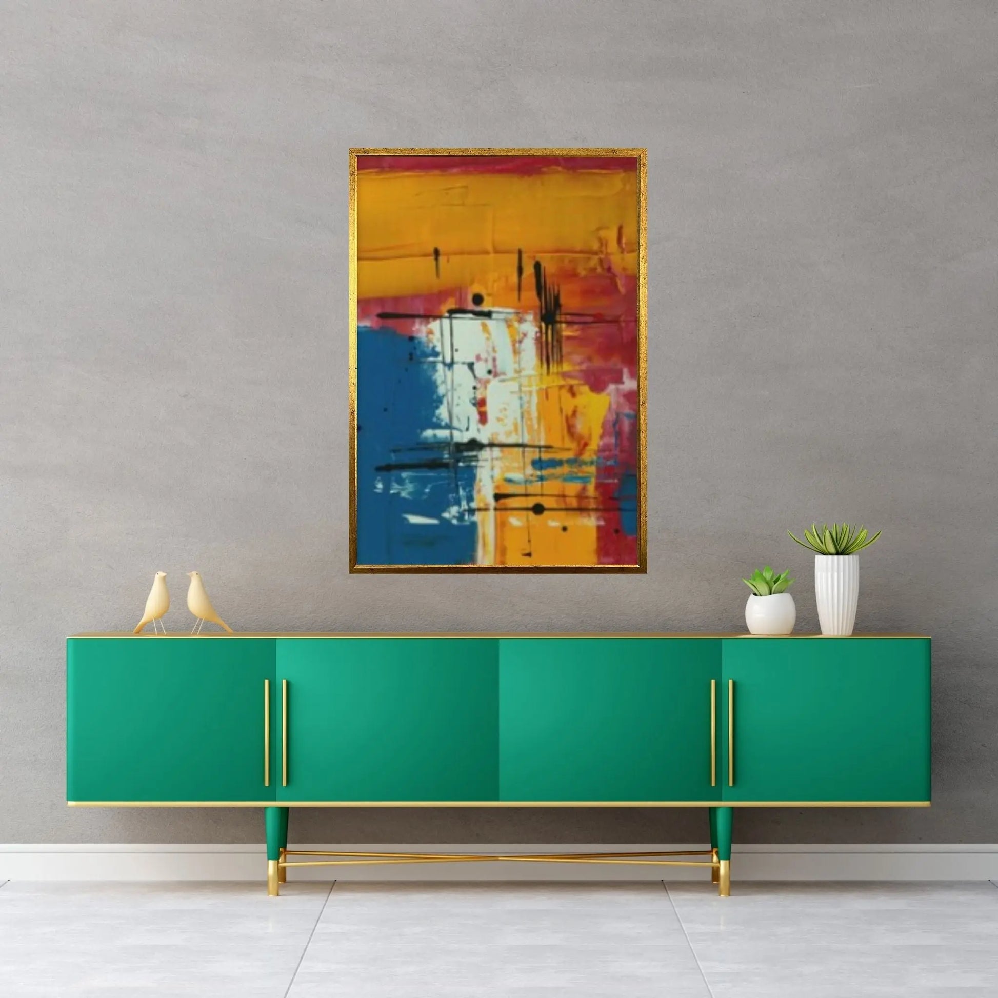 Abstract Painting Canvas Original Abstract Art Large Abstract Wall Art - Y Canvas