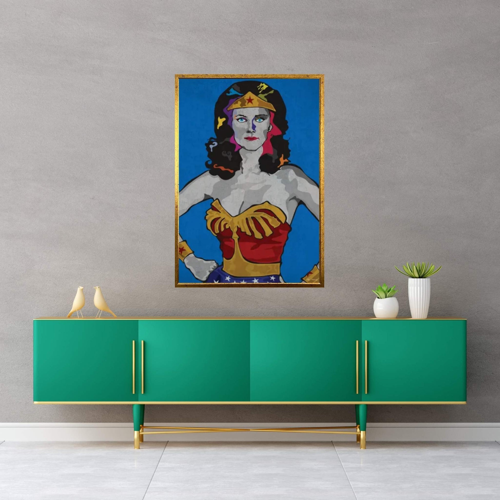 Wonder Woman Canvas Wall Art - Y Canvas