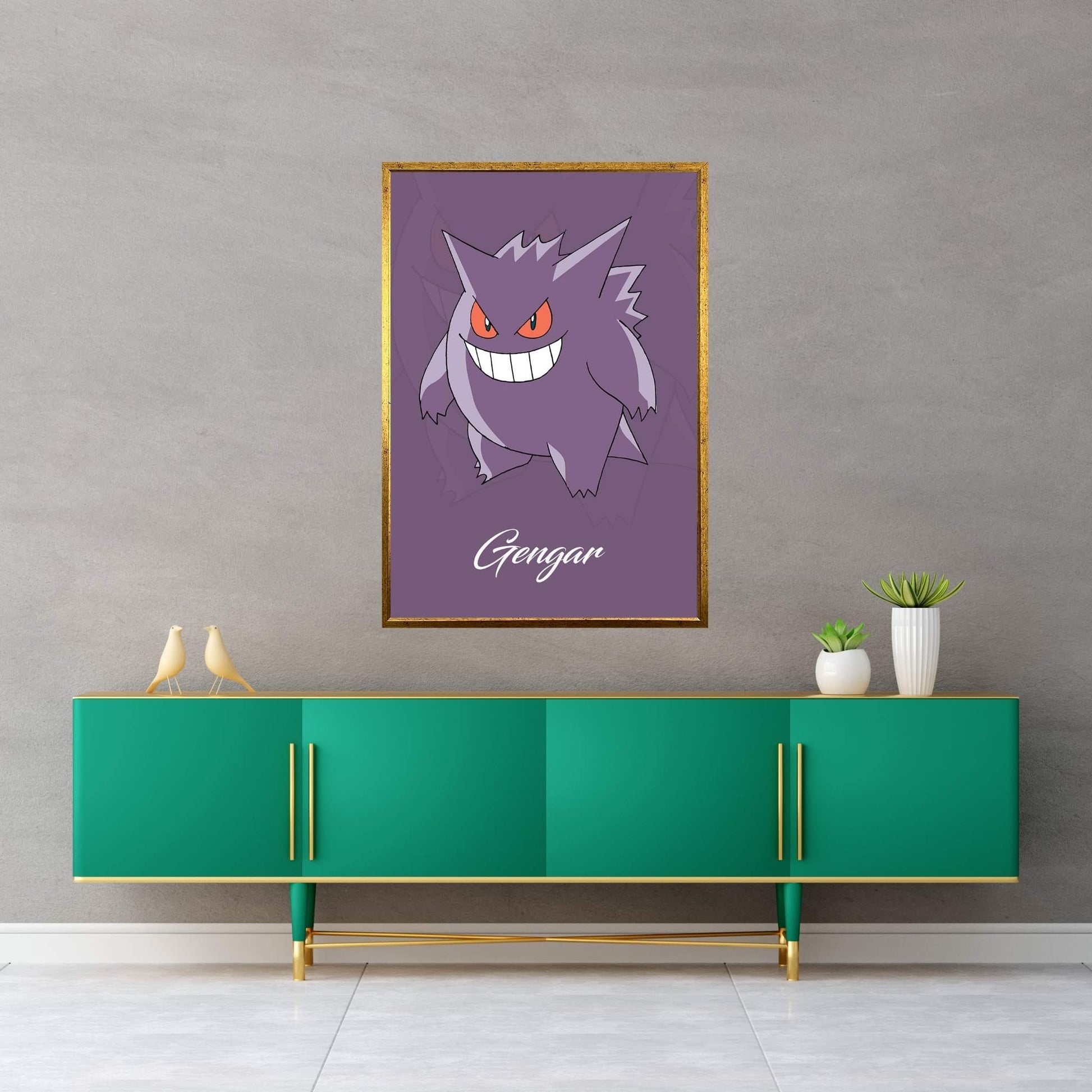 Pokémon - Gengar Canvas Wall Art - Y Canvas