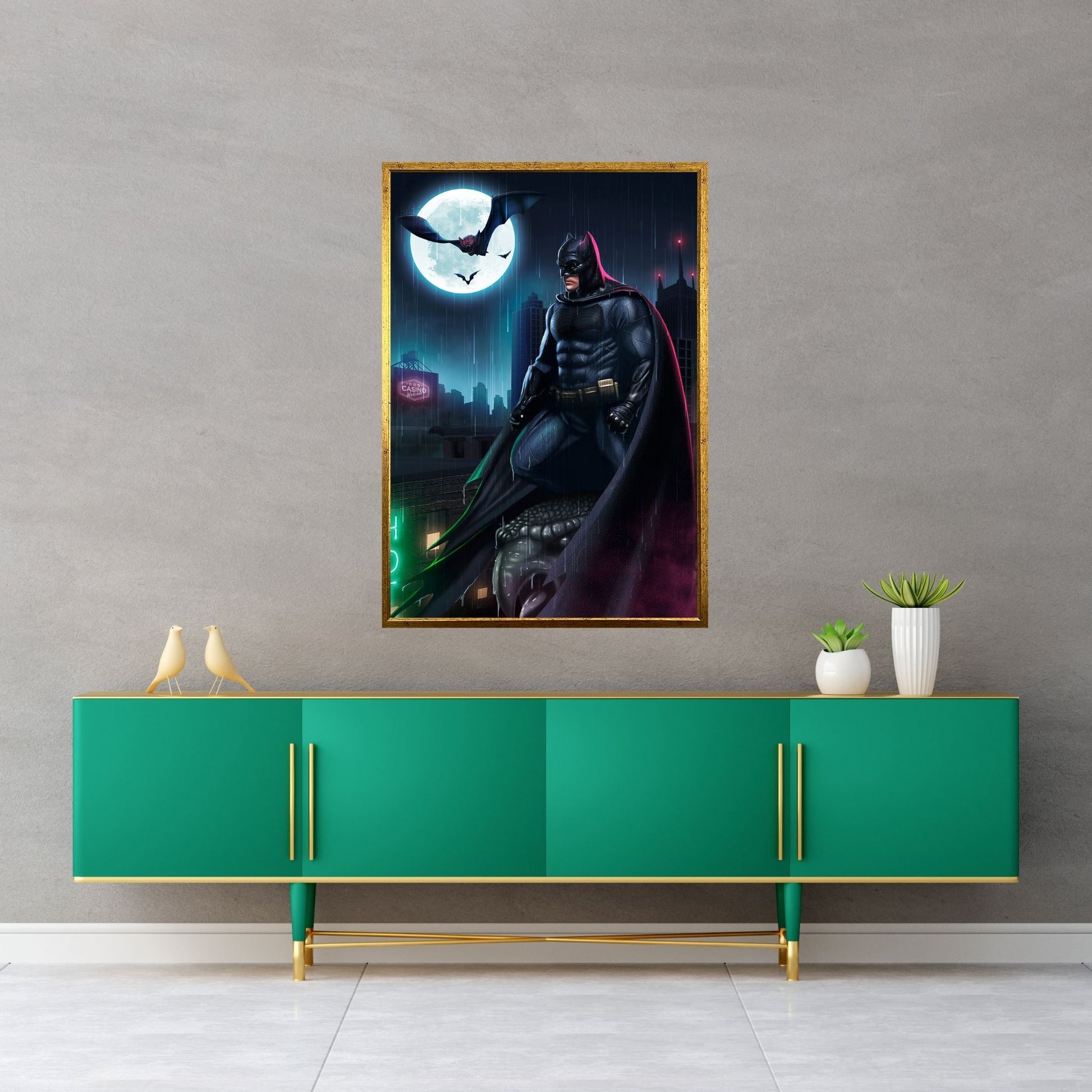 Batman Canvas Wall Art - Y Canvas