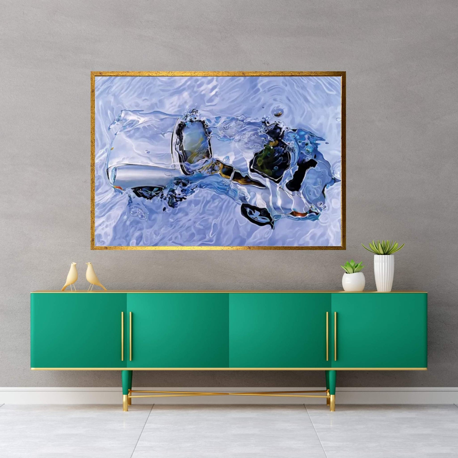 Chlorine V Canvas Wall Art - Y Canvas