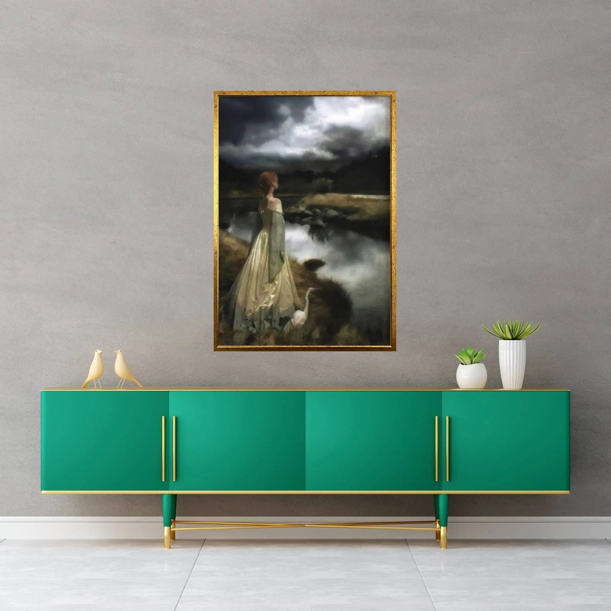 Whispers on the Wind by Edward Hughes Canvas Wall Art - Y Canvas