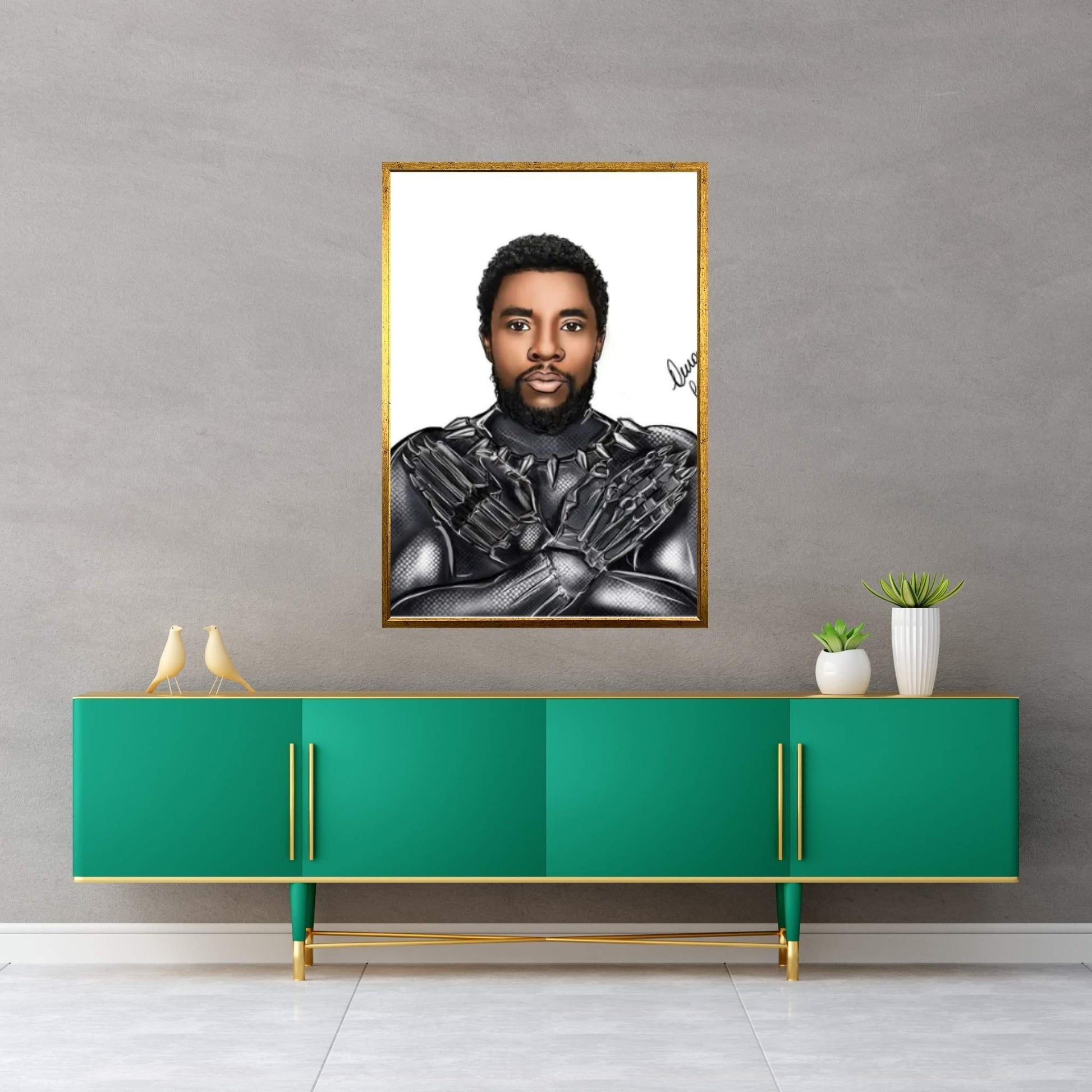 T’Challa Canvas Wall Art - Y Canvas