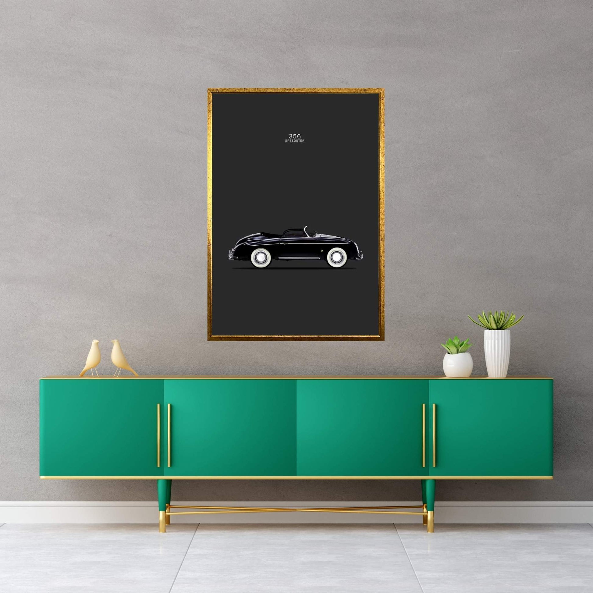 Porsche 356 Speedster Canvas Wall Art - Y Canvas