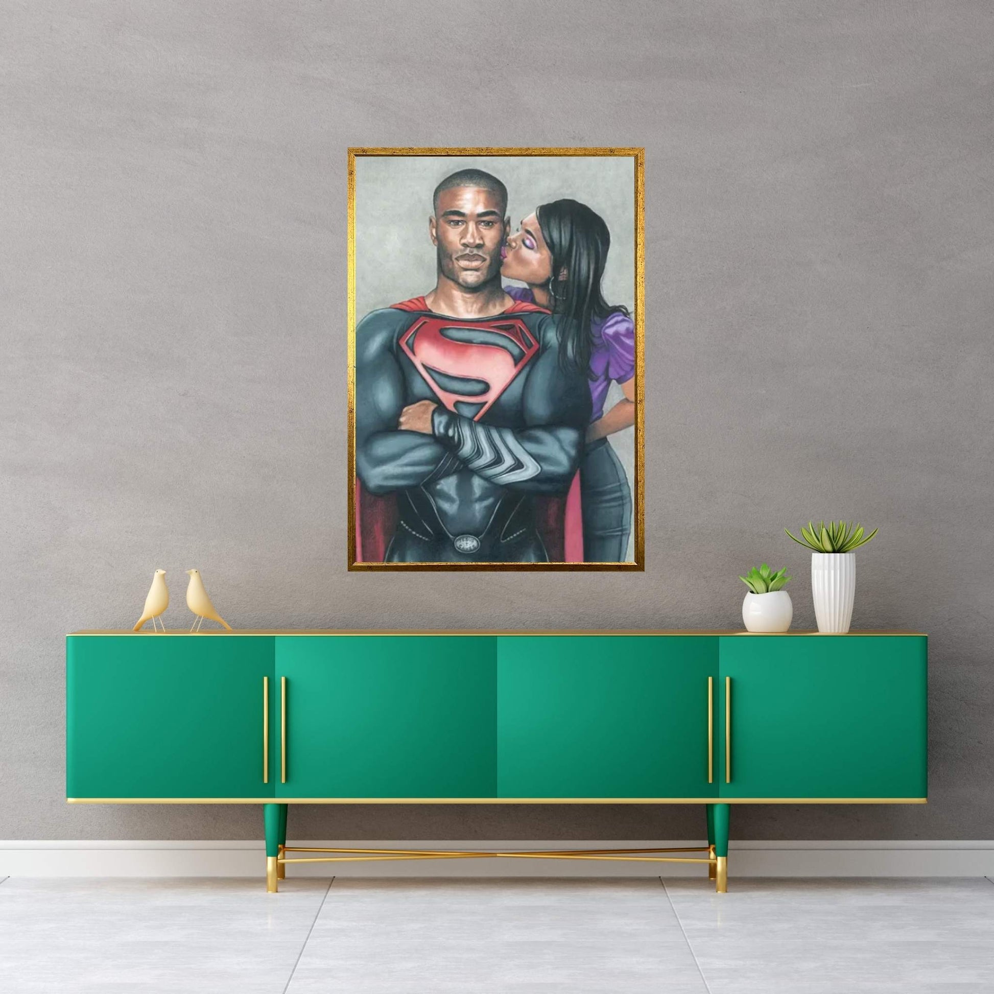 Superman Canvas Wall Art - Y Canvas