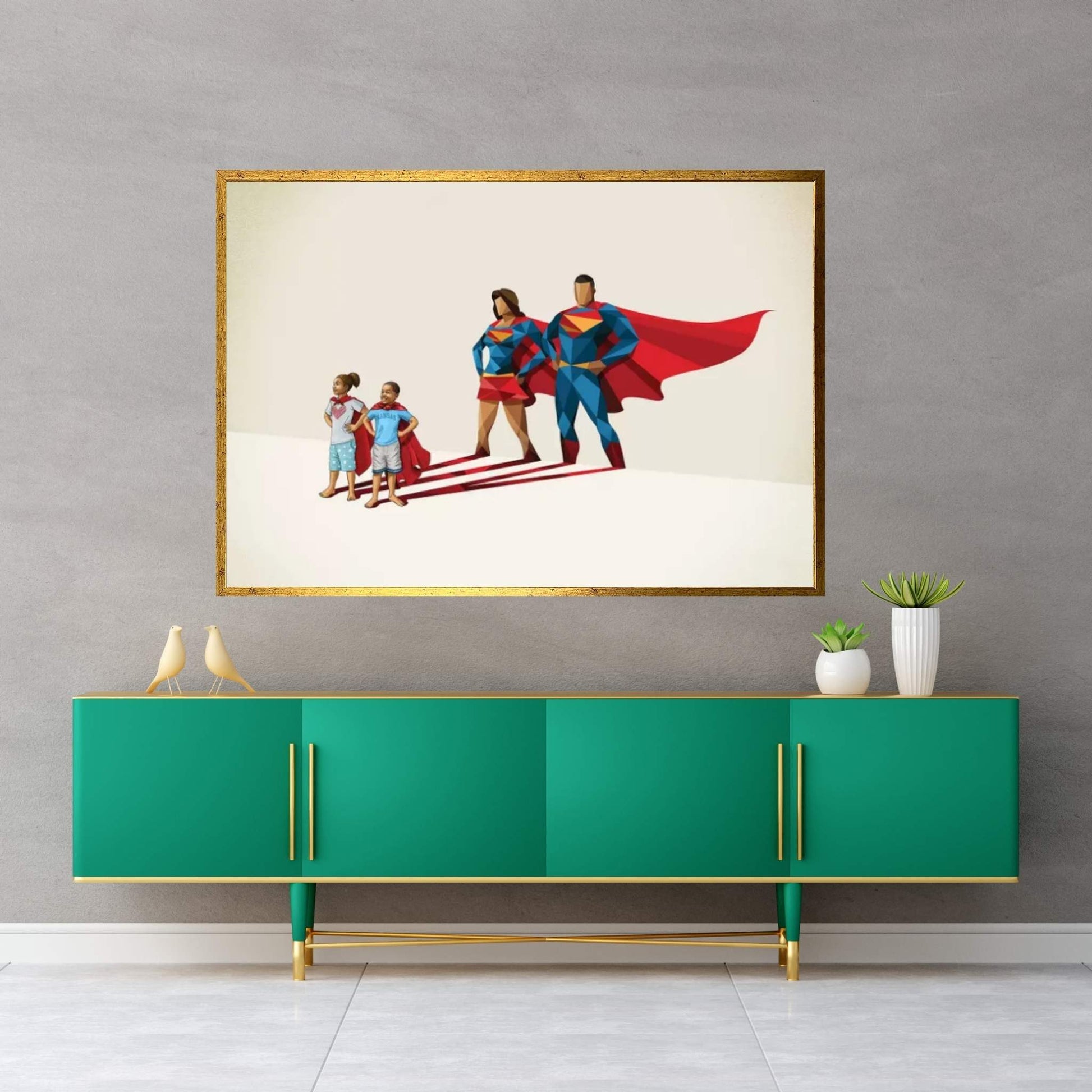 Family Traits Canvas Wall Art - Y Canvas