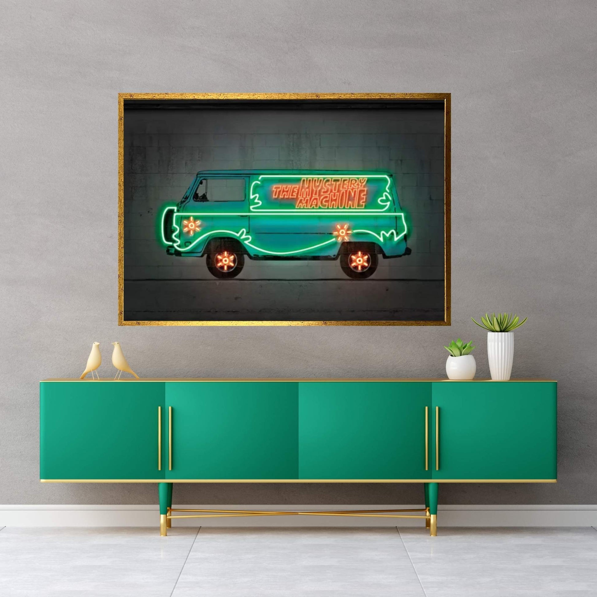 Mystery Car Canvas Wall Art - Y Canvas