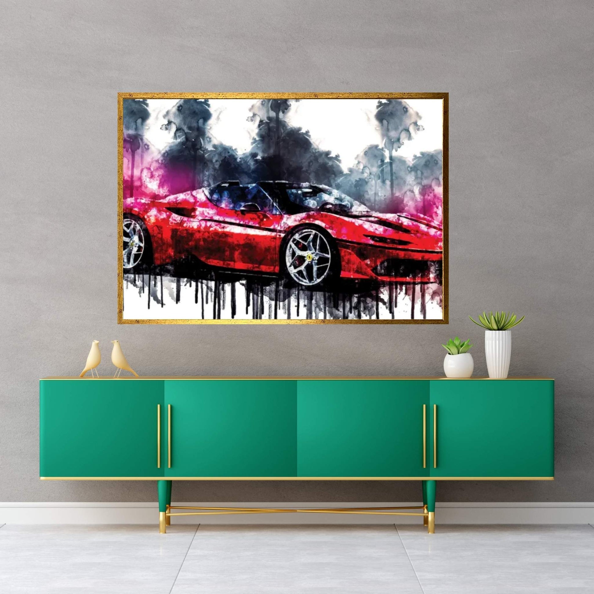 2017 Ferrari J50 Canvas Wall Art - Y Canvas