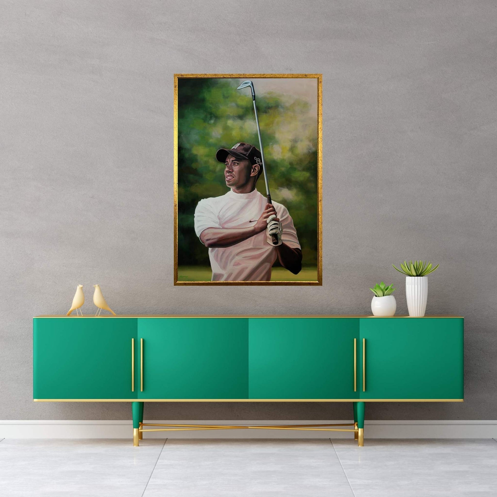 Tiger Woods Canvas Wall Art - Y Canvas