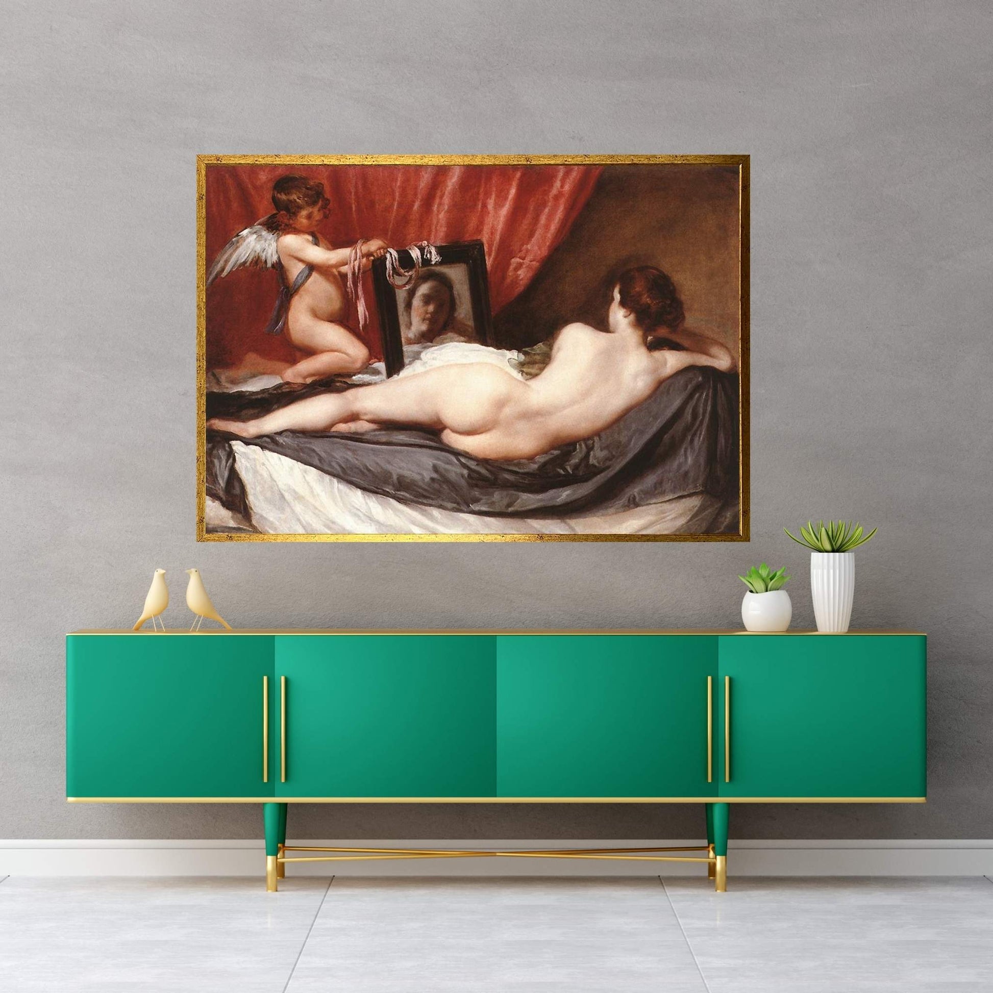 The Rokeby Venus Canvas Wall Art - Y Canvas