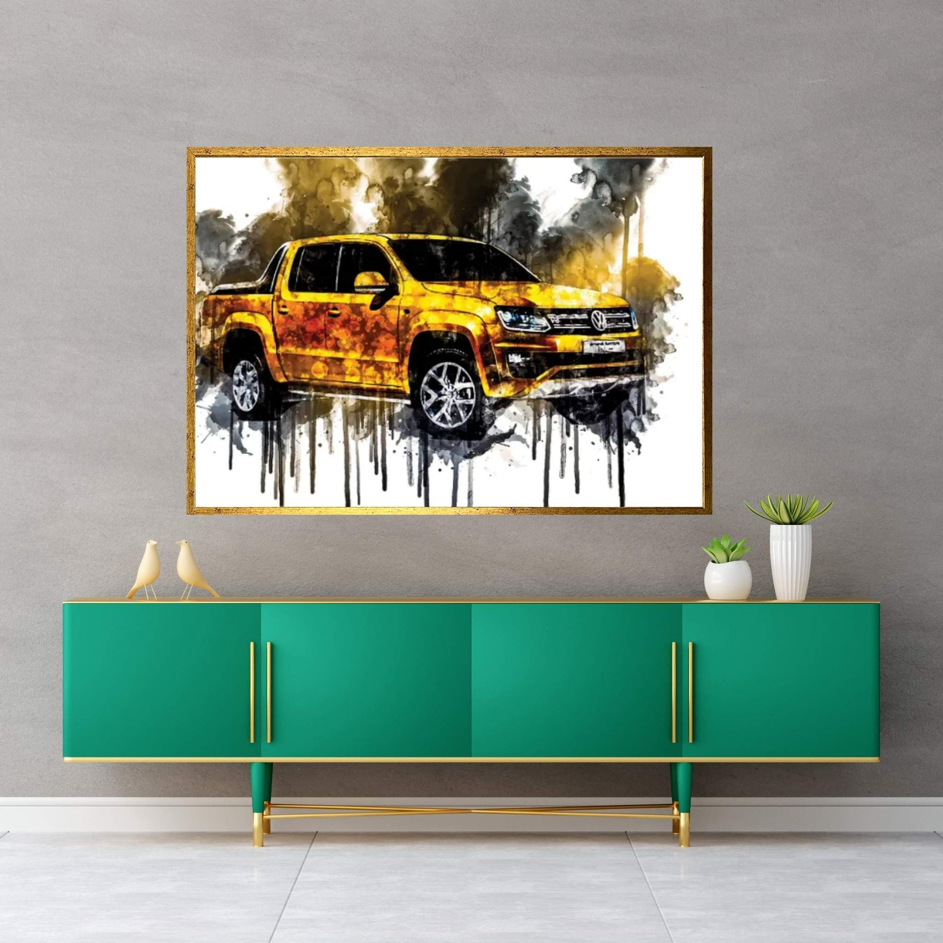 2017 Volkswagen Amarok Aventura Exclusive Concept Canvas Wall Art - Y Canvas