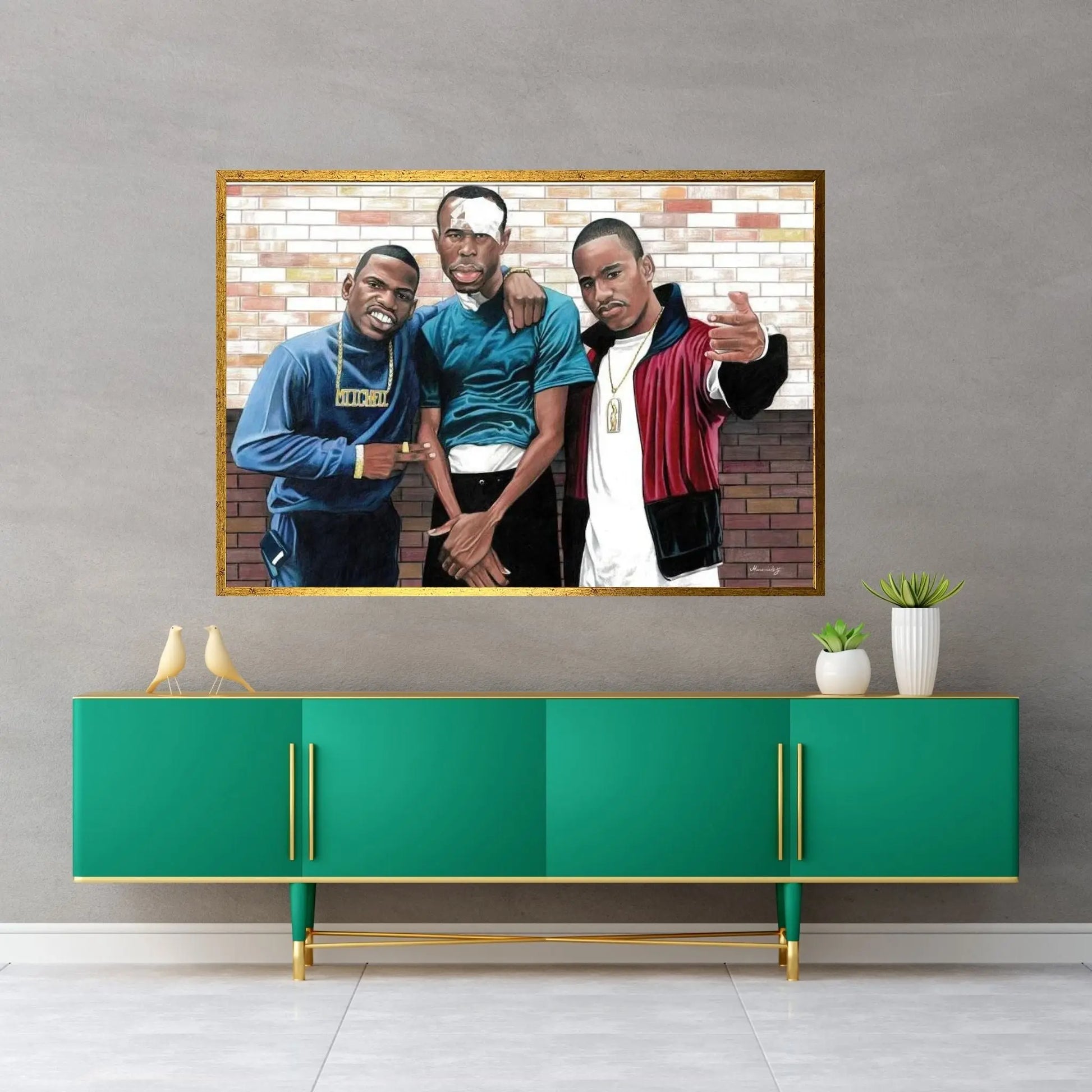 Paid In Full Canvas Wall Art - Y Canvas