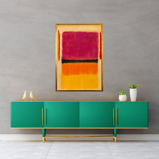 Mark Rothko Frame Canvas/Poster Art Reproduction, Rothko Reproduction, Modern Art Expressionism Painting - Y Canvas