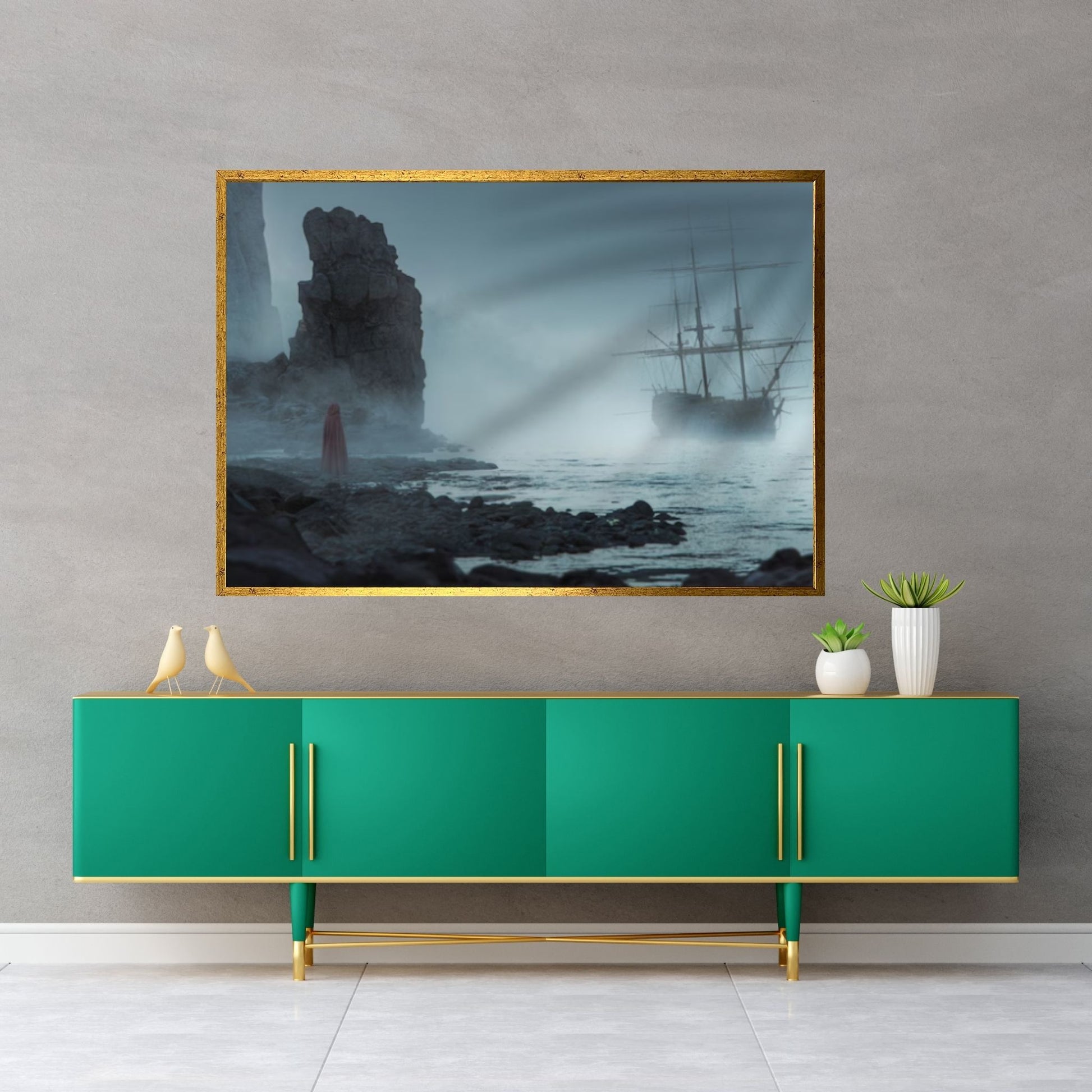 Sailing Boat Canvas, Large Canvas Sea, Wall Decor,Sea Landscape Decor - Y Canvas