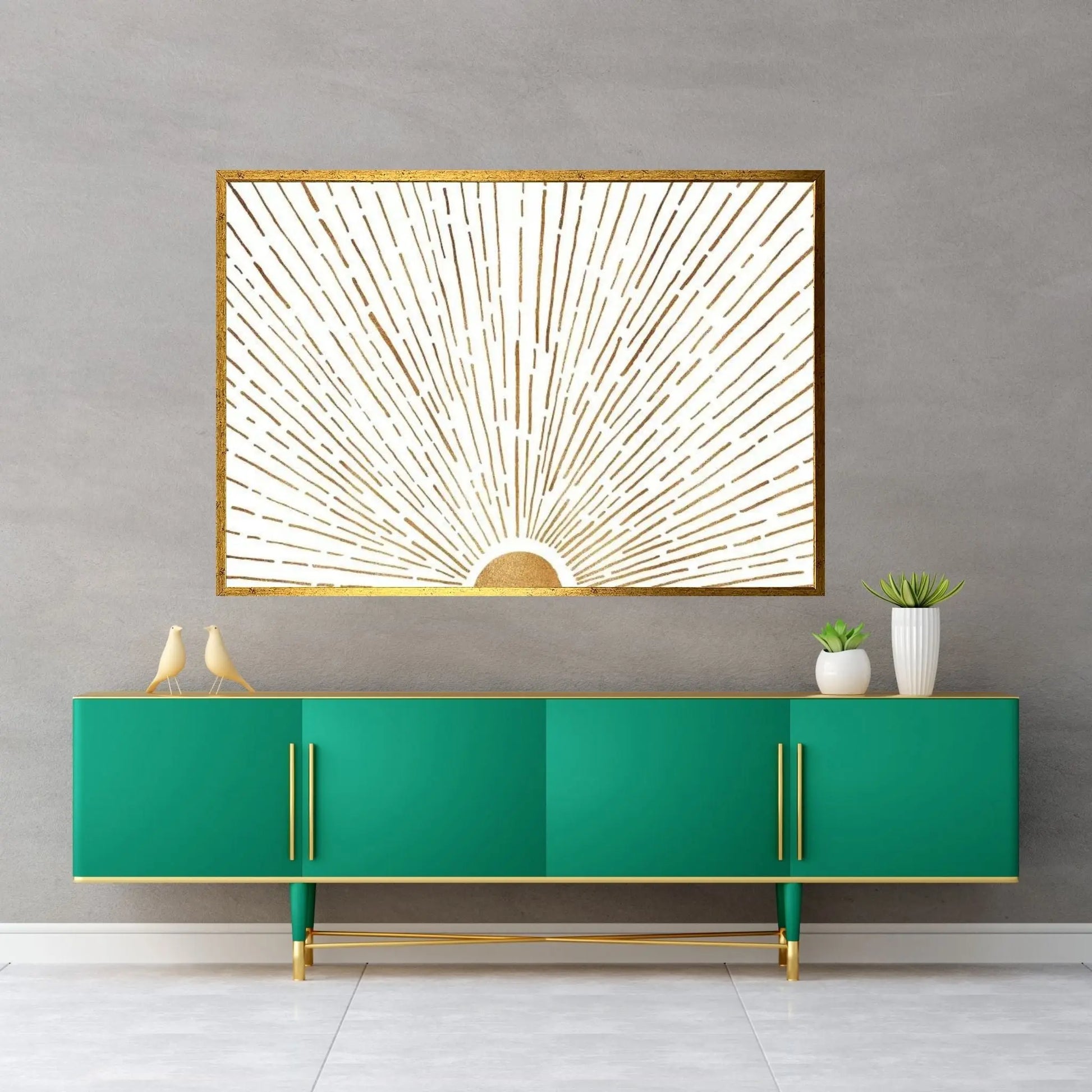 Let The Sunshine In Canvas Wall Art - Y Canvas