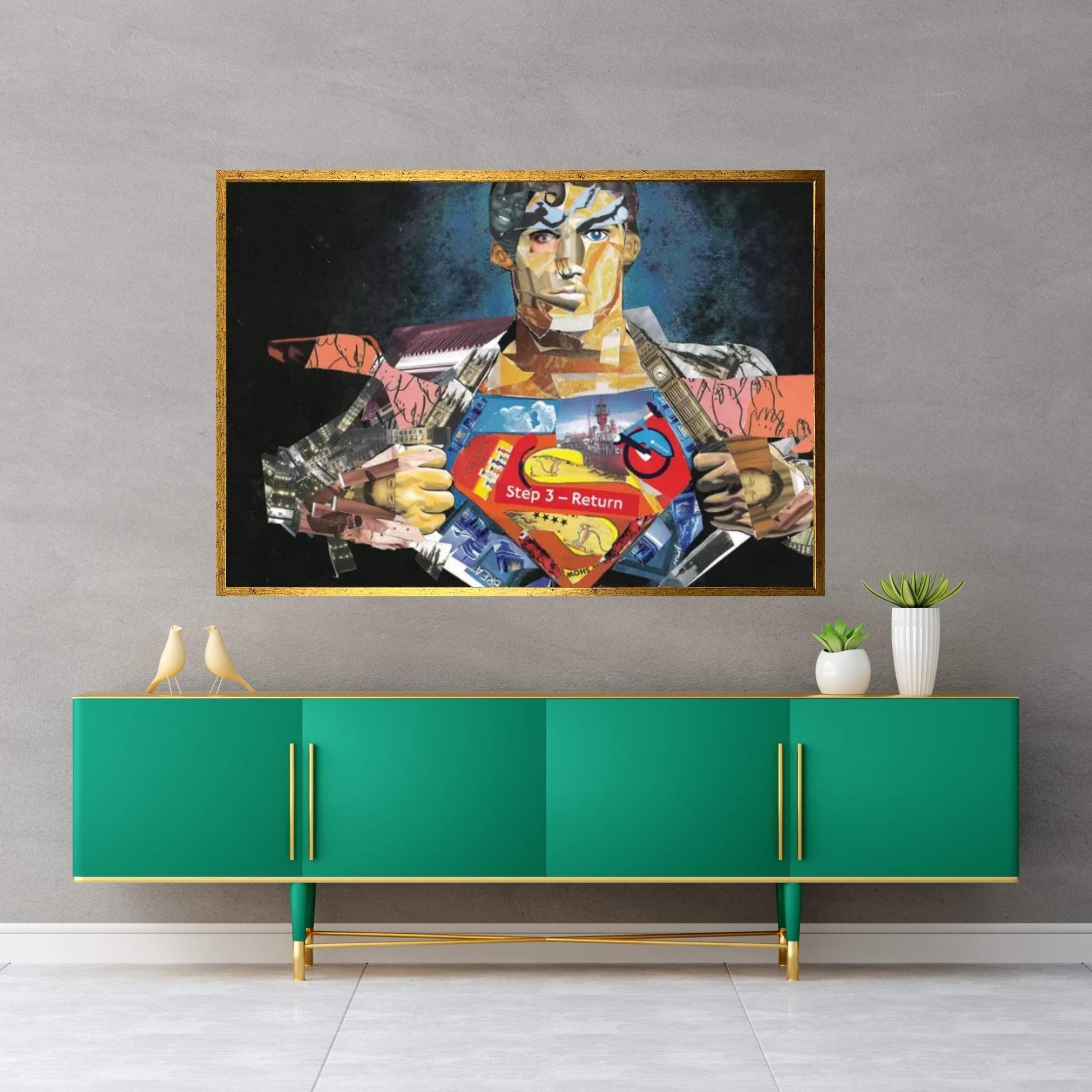 Superman I Canvas Wall Art - Y Canvas