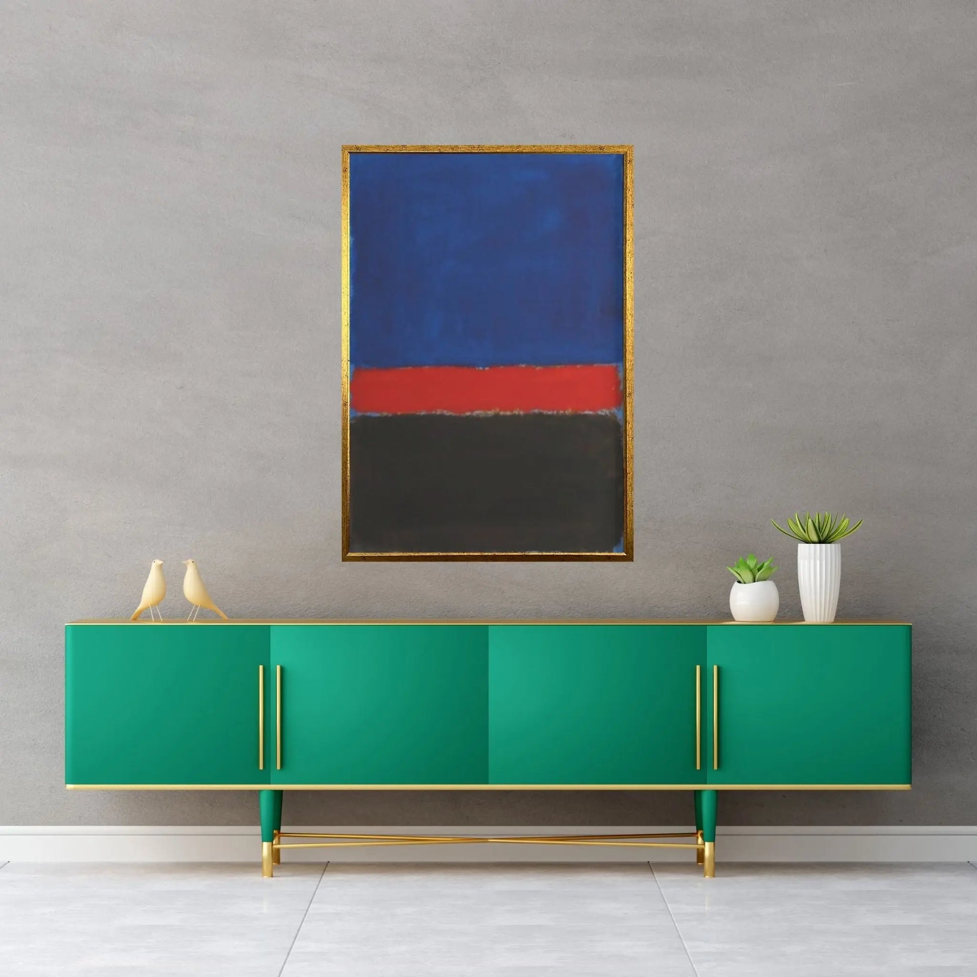 Mark Rothko Frame Canvas/Poster Art Reproduction, Rothko Reproduction - Y Canvas