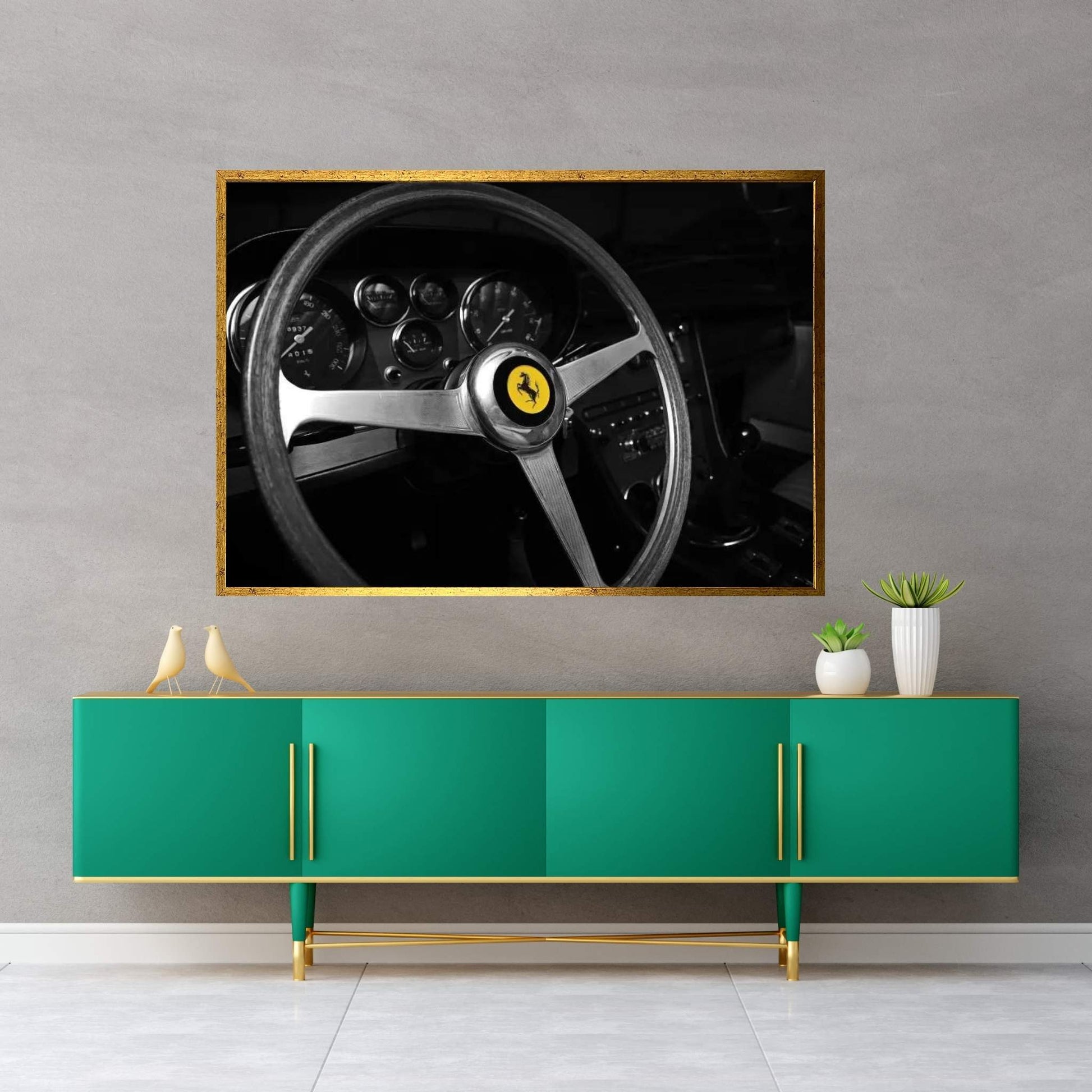 Ferrari 365GT 1968 Canvas Wall Art - Y Canvas