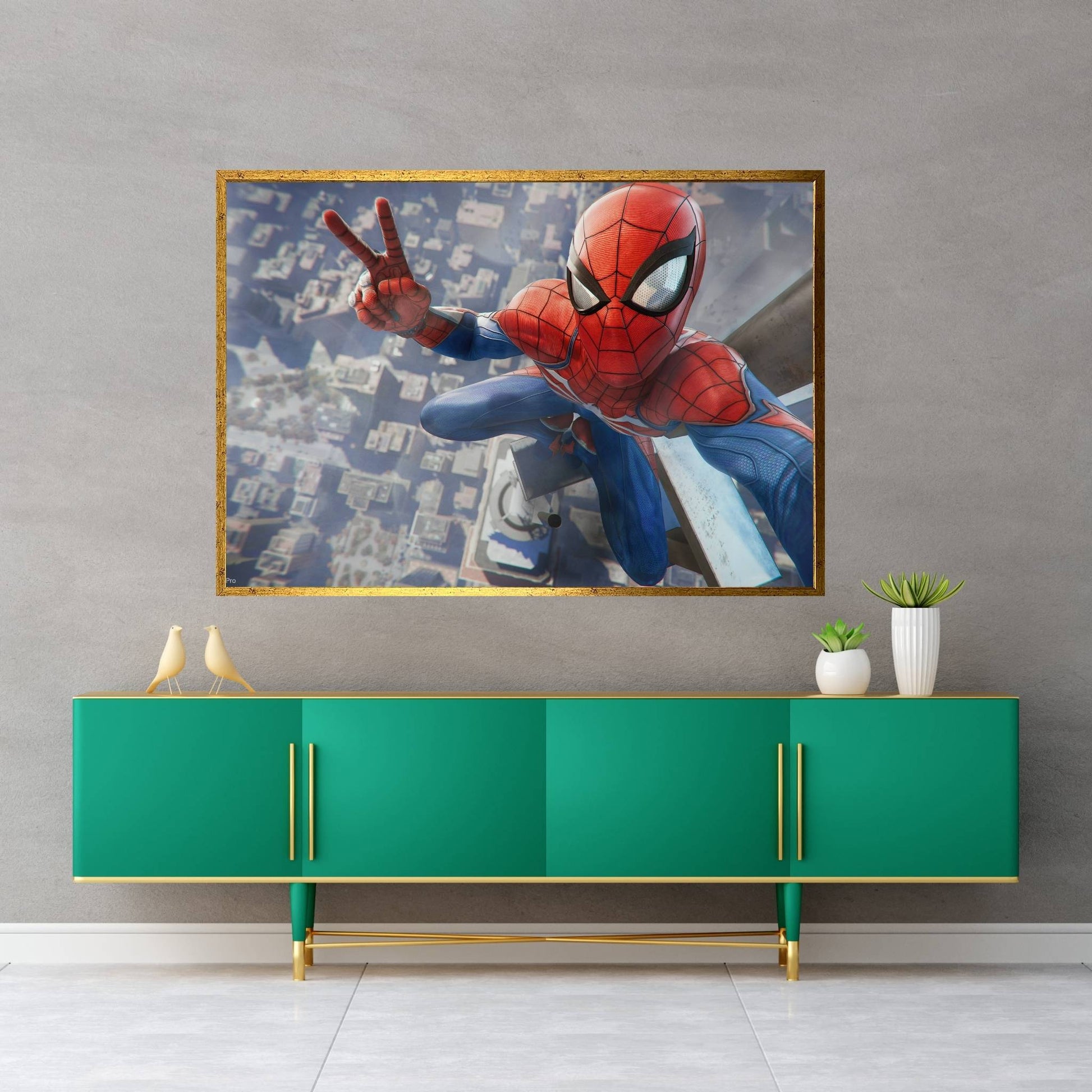 Spiderman Canvas Wall Art - Y Canvas