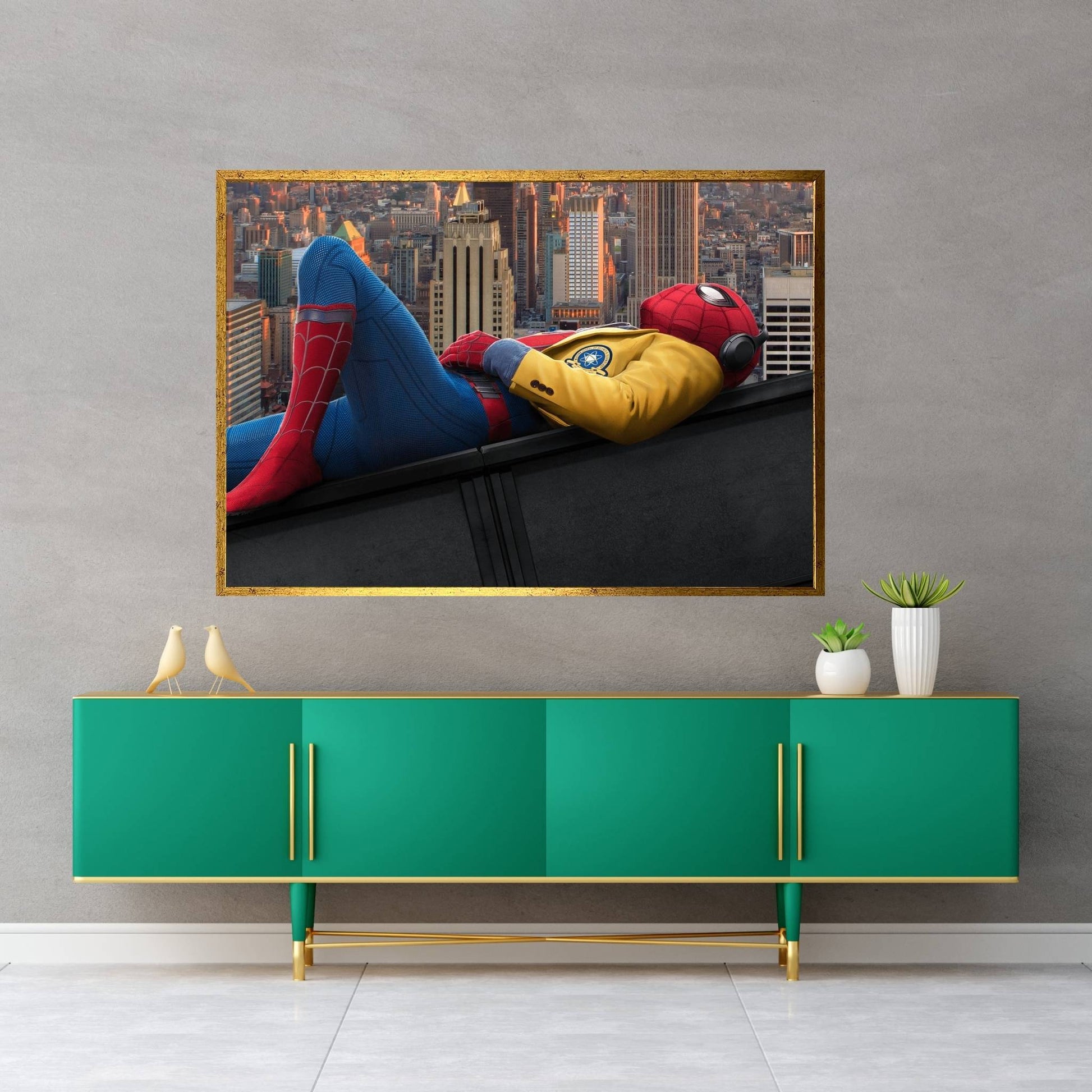 Spiderman Canvas Wall Art - Y Canvas