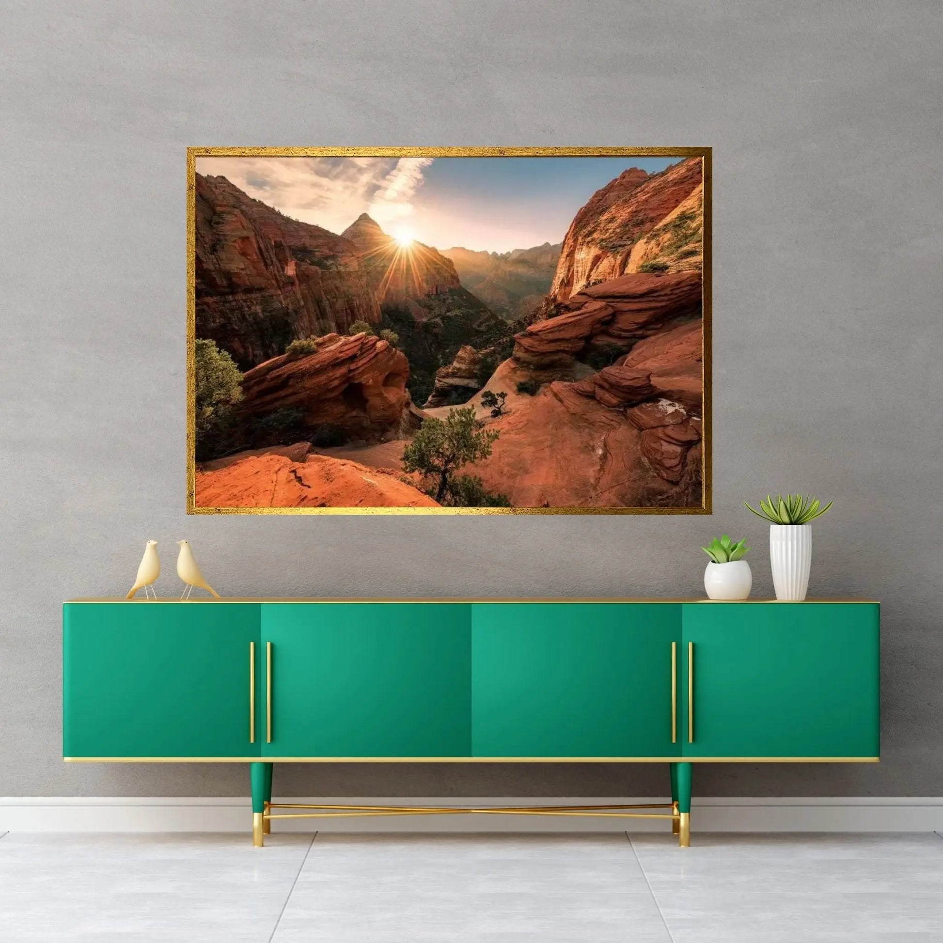 Zion Canvas Wall Art - Y Canvas