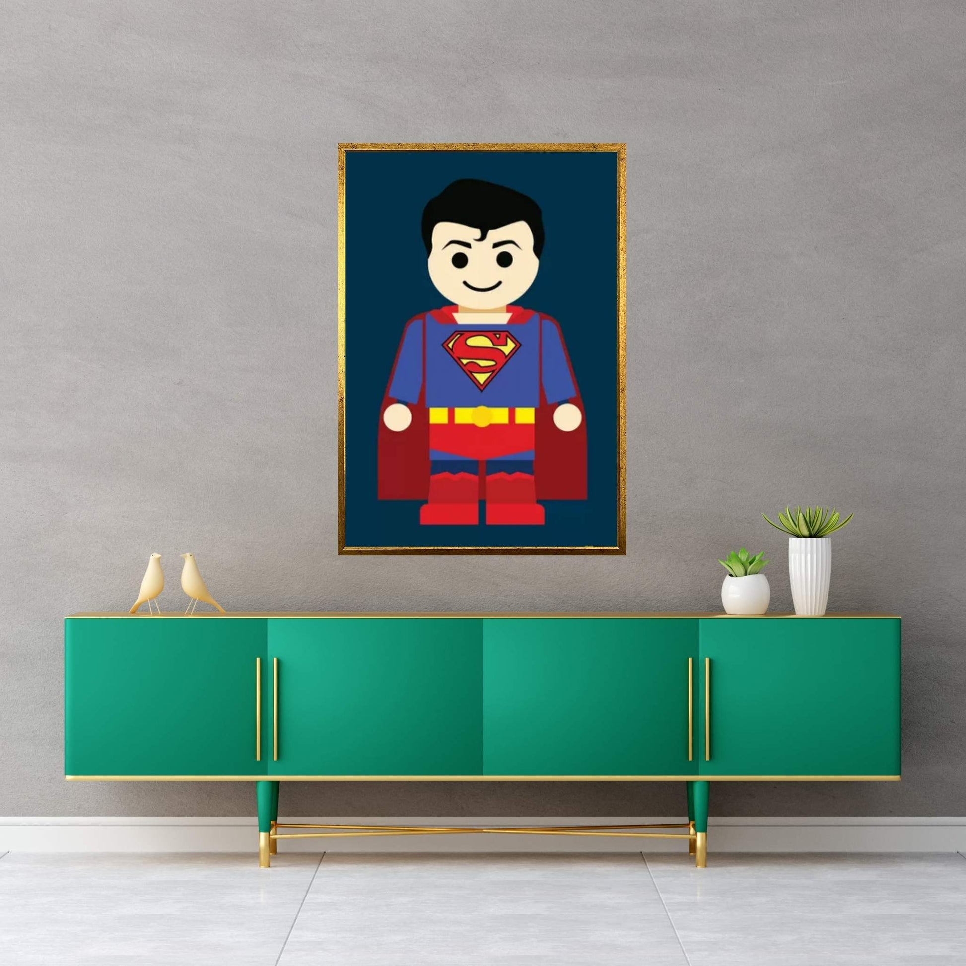 Toy Superman Canvas Wall Art - Y Canvas