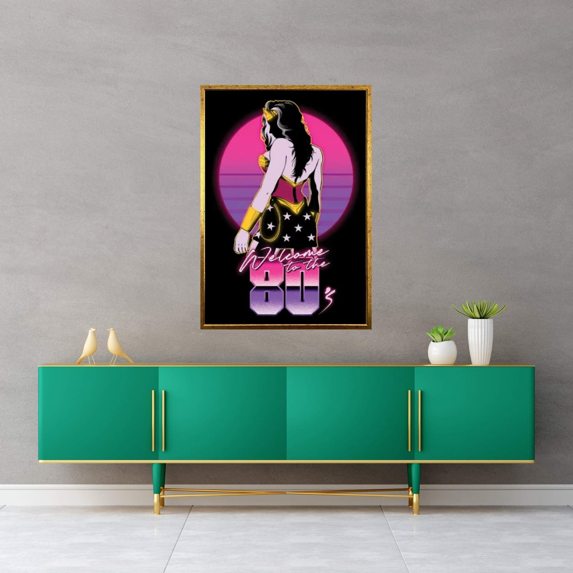 Retro Diana Canvas Wall Art - Y Canvas