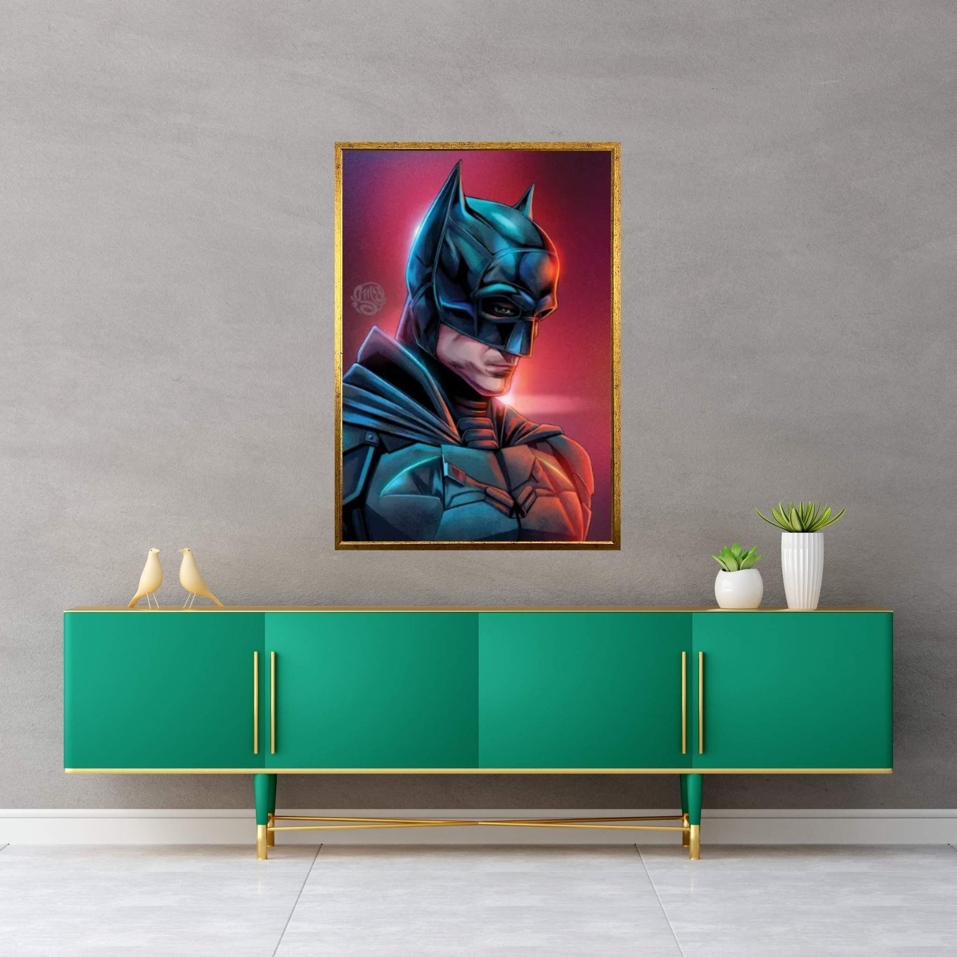 The Batman Canvas Wall Art - Y Canvas