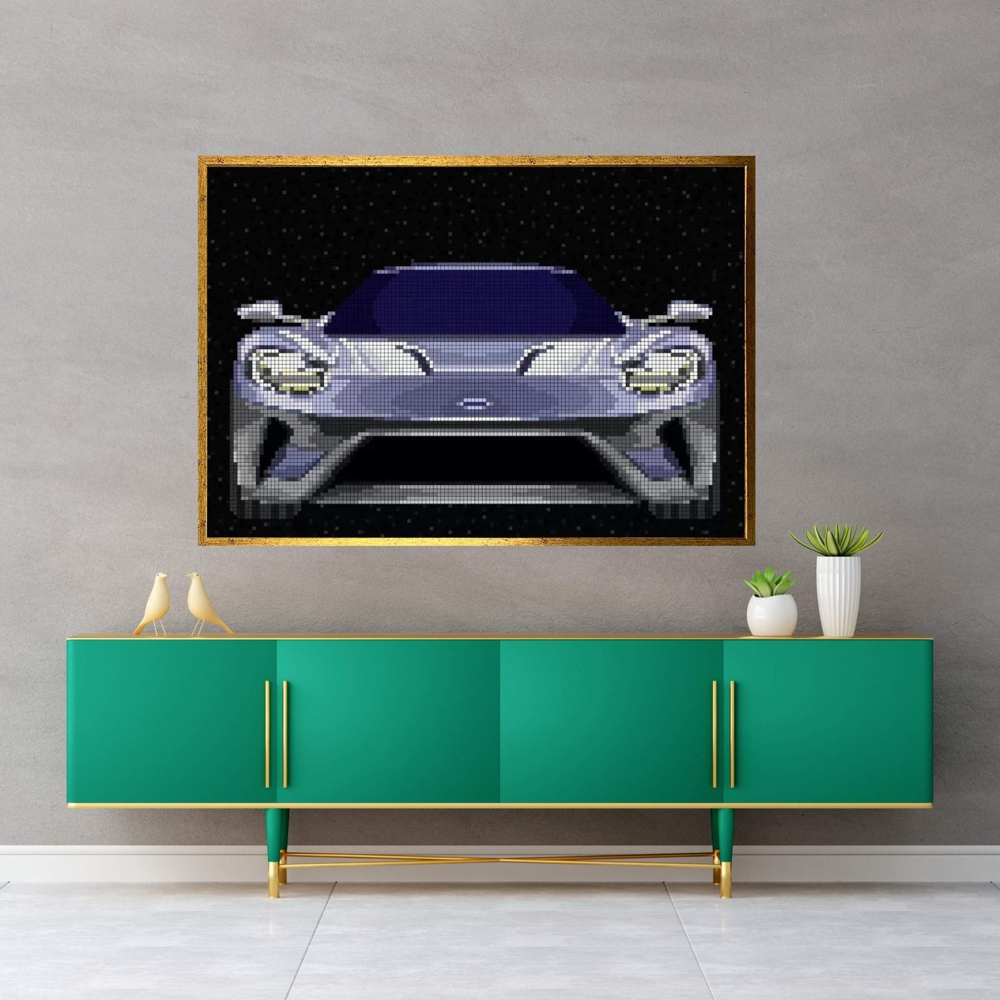 Ford GT Canvas Wall Art - Y Canvas