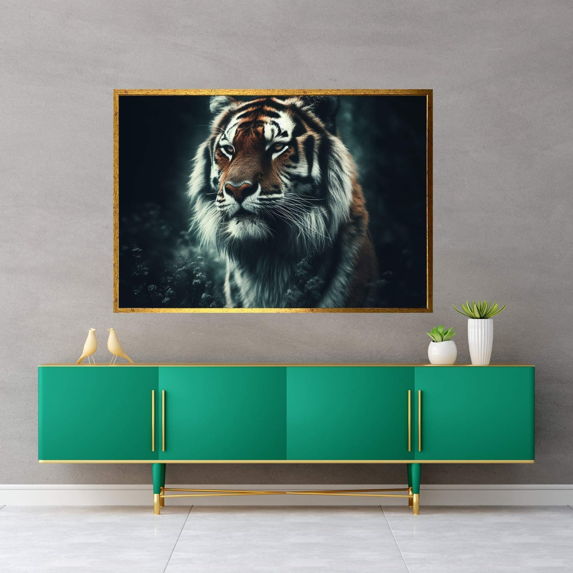 Tiger Canvas Print Art,Animal Wall Art, Canvas Wall Art - Y Canvas