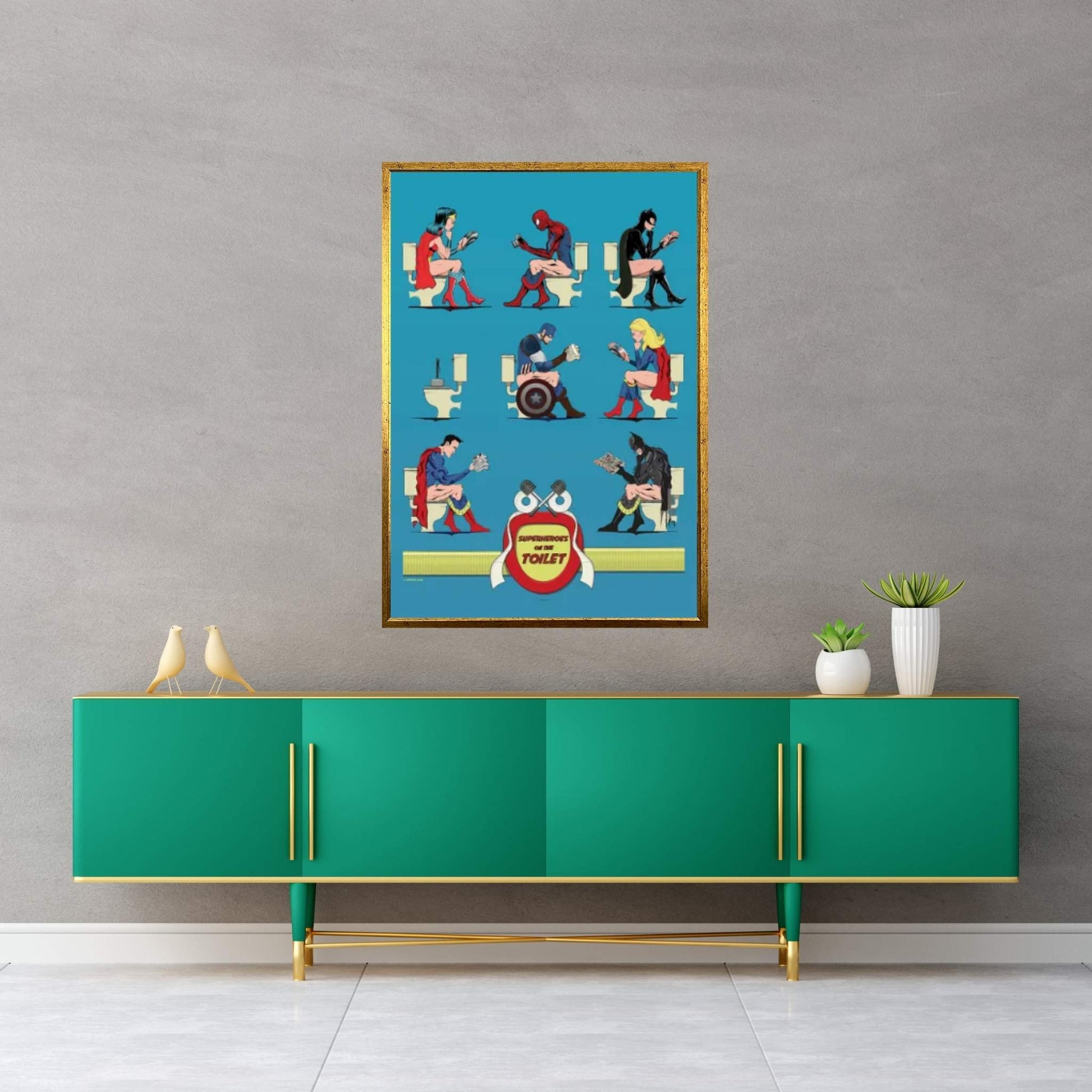 Heroes Canvas Wall Art - Y Canvas