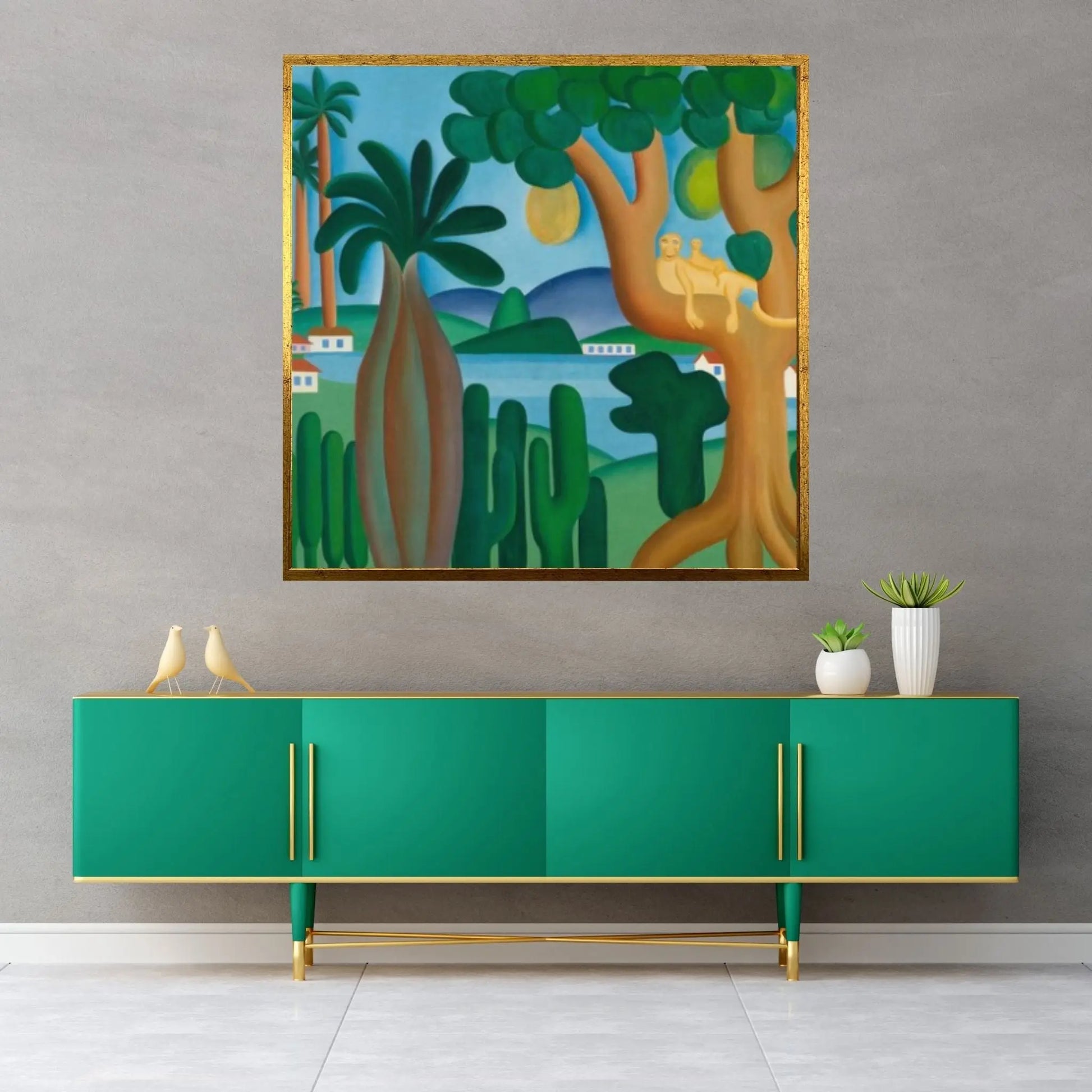 Tarsila do Amaral ''the lake,''print Giclée print Canvas Wall Art Poster - Y Canvas