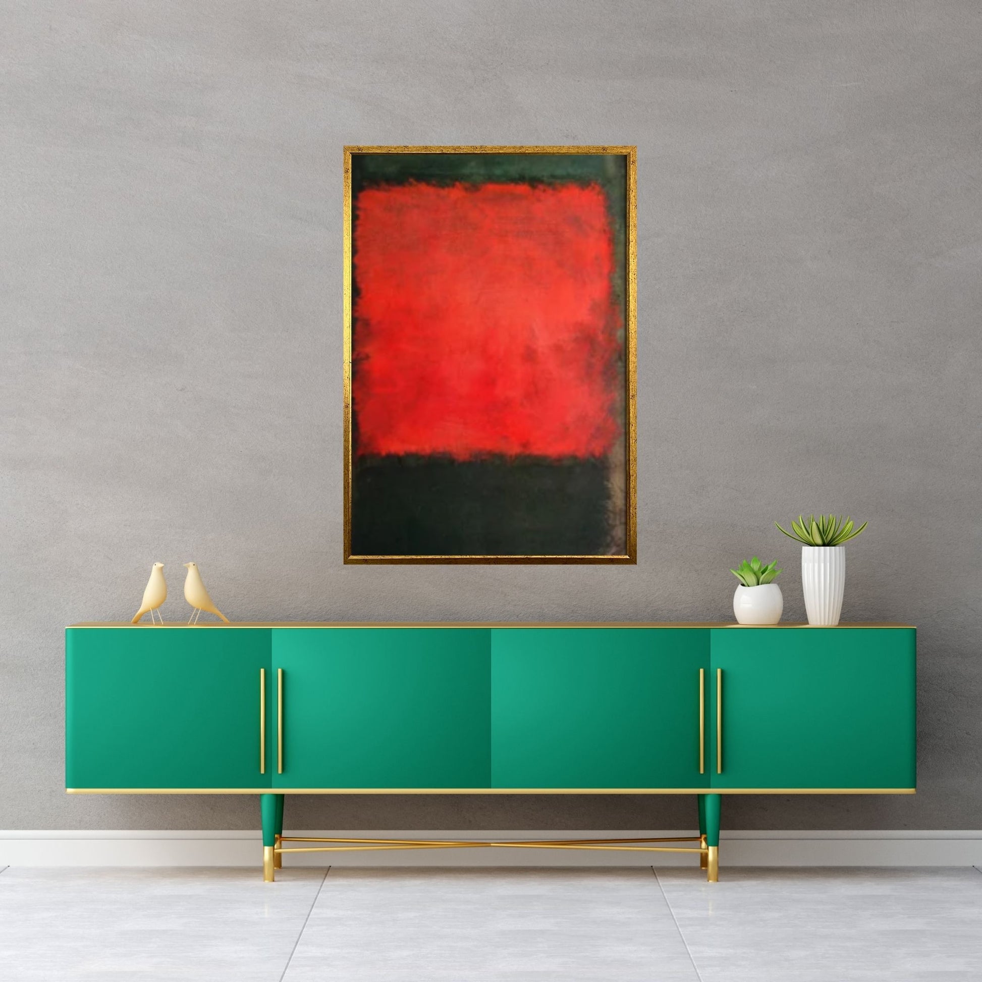 Mark Rothko Frame Canvas/Poster Art Reproduction, Rothko Reproduction, Modern Art Expressionism Painting - Y Canvas