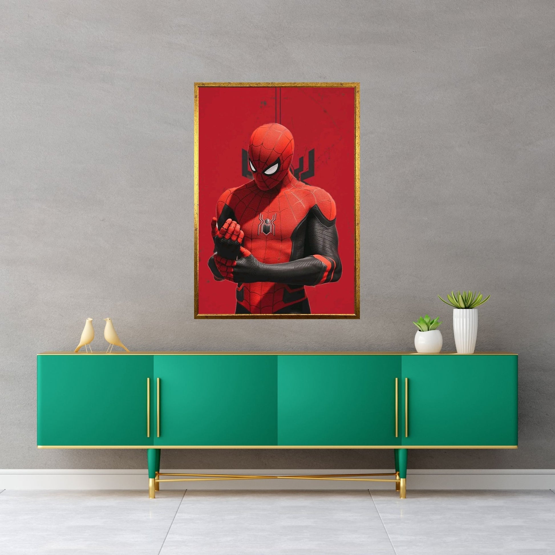 Spiderman Canvas Wall Art - Y Canvas