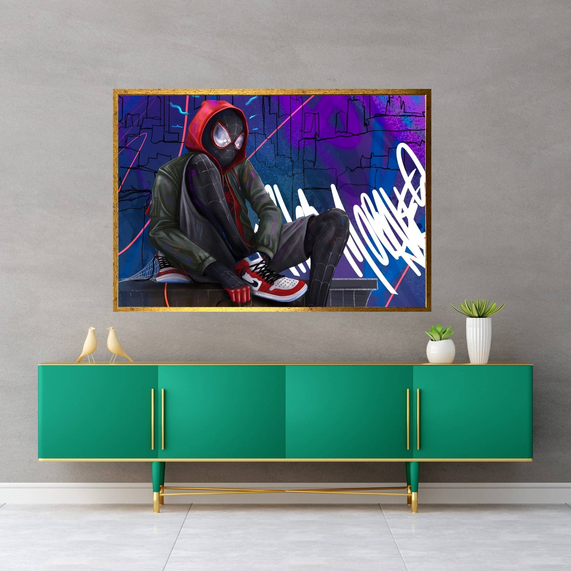 Spiderman Canvas Wall Art - Y Canvas