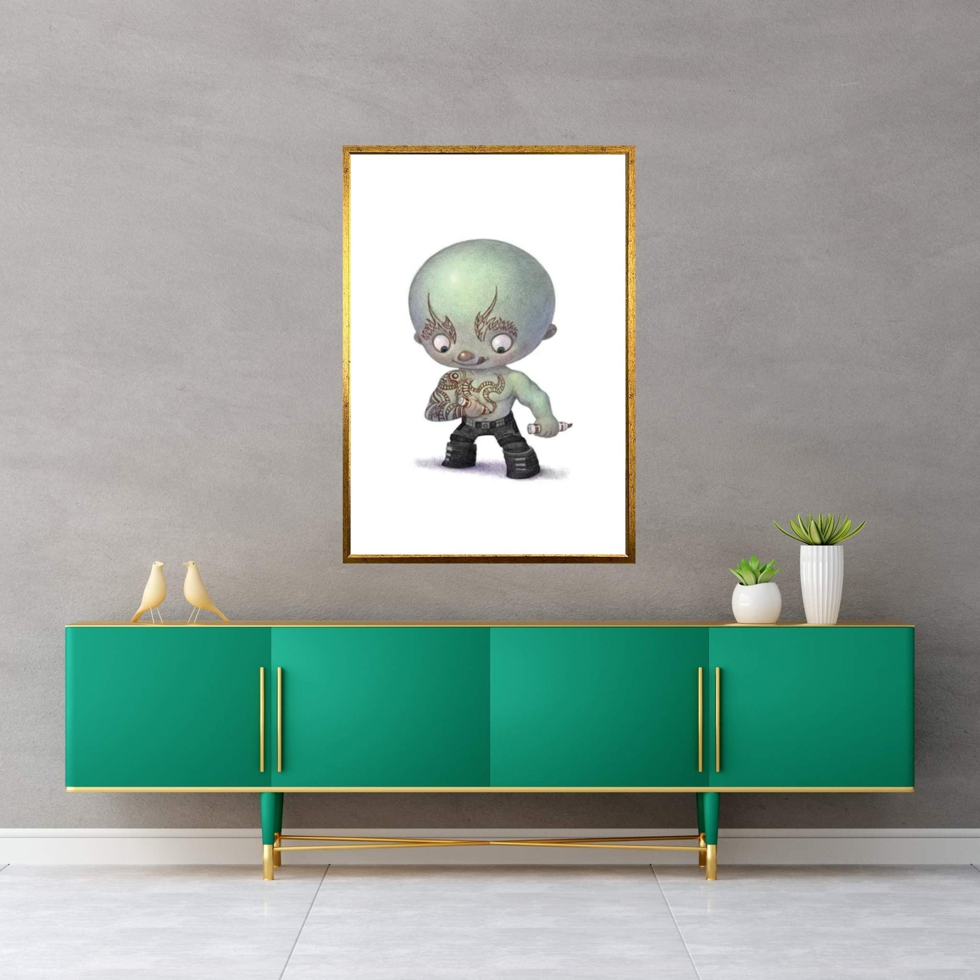 Drax Canvas Wall Art - Y Canvas