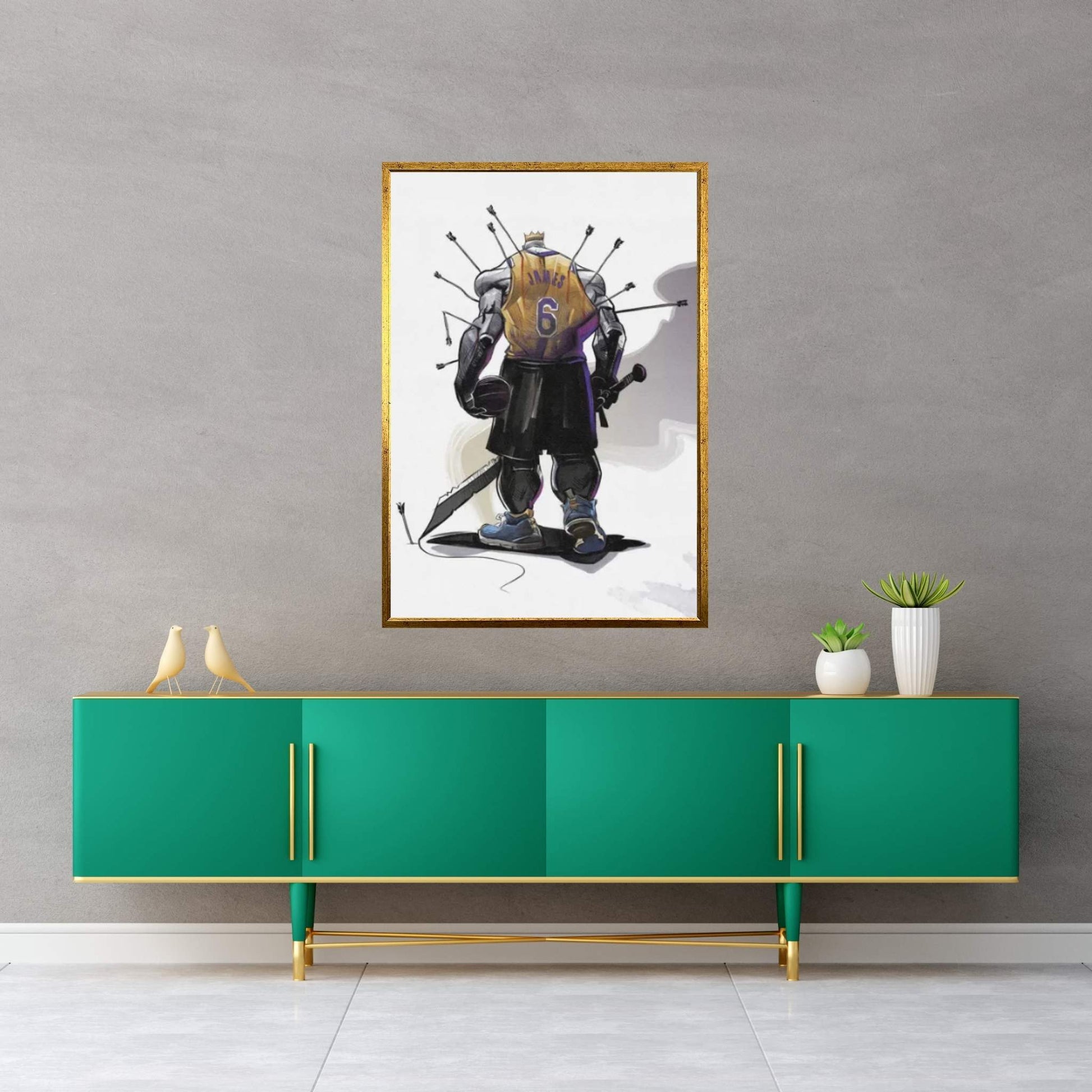 The Last Warrior Canvas Wall Art - Y Canvas