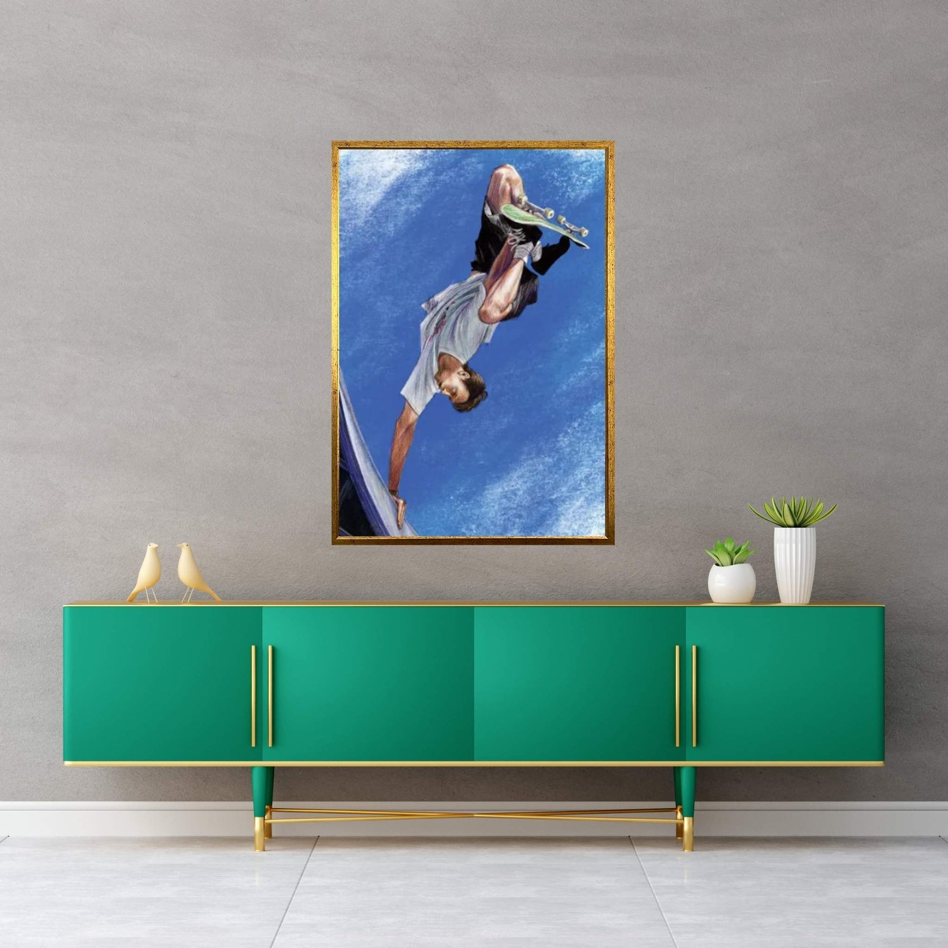 Tony Hawk Canvas Wall Art - Y Canvas