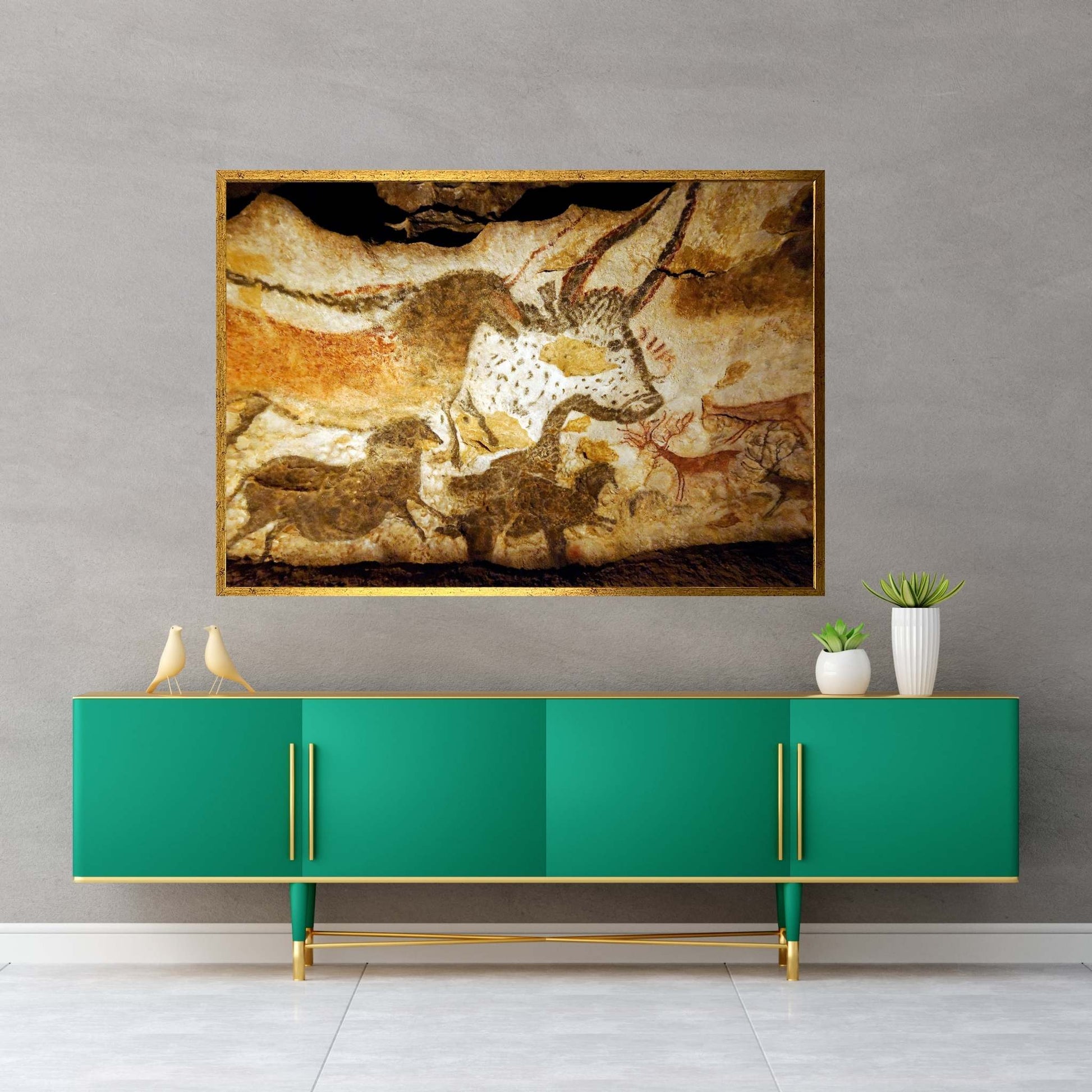 The Lascaux Cave Paintings Canvas Wall Art - Y Canvas