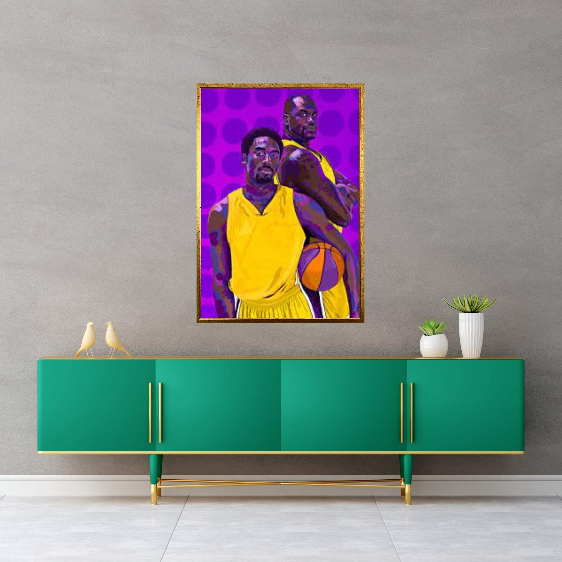 The Dynamic Duo Canvas Wall Art - Y Canvas