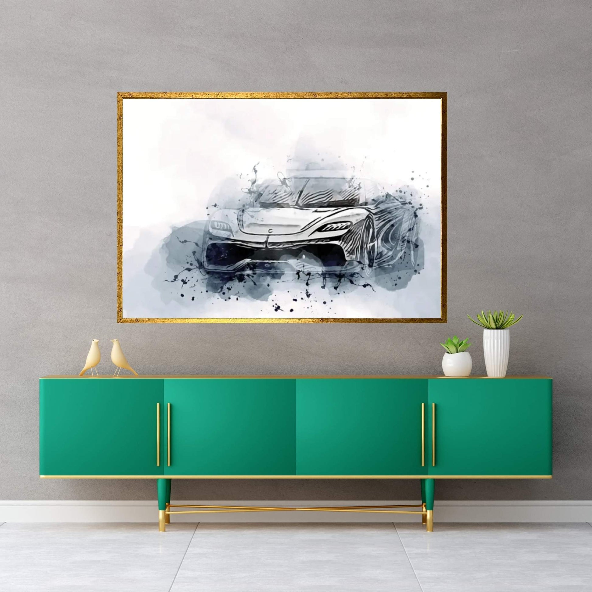 Koenigsegg Gemera Canvas Wall Art - Y Canvas