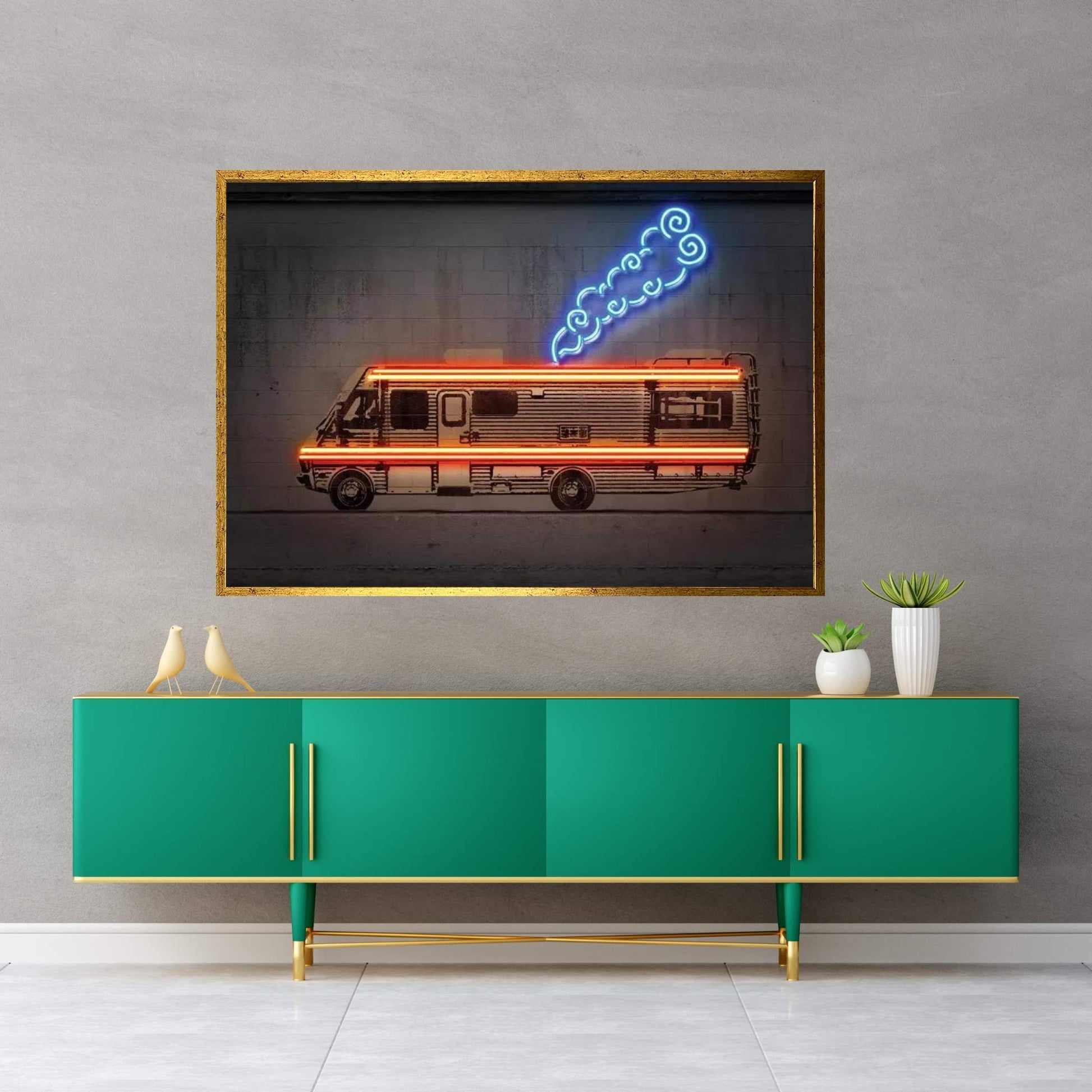 Cooking Car Canvas Wall Art - Y Canvas