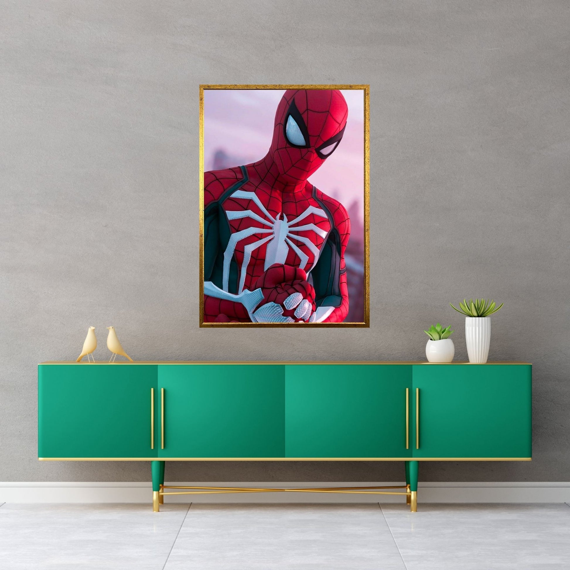 Spiderman Canvas Wall Art - Y Canvas