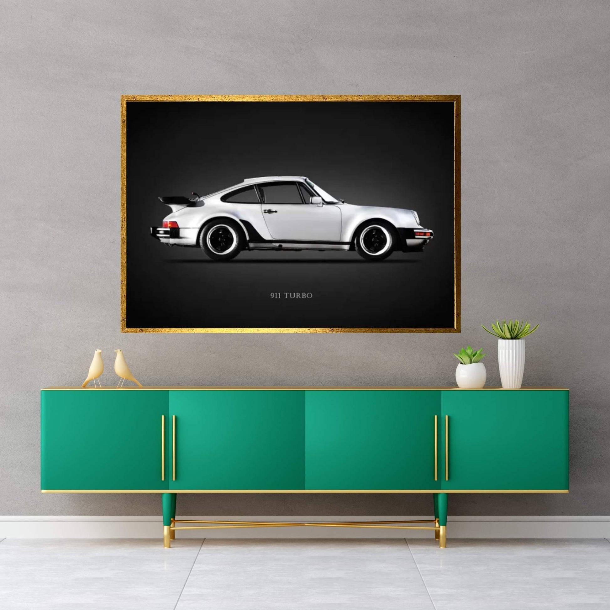 Porsche 930 911 Turbo 1984 Canvas Wall Art - Y Canvas