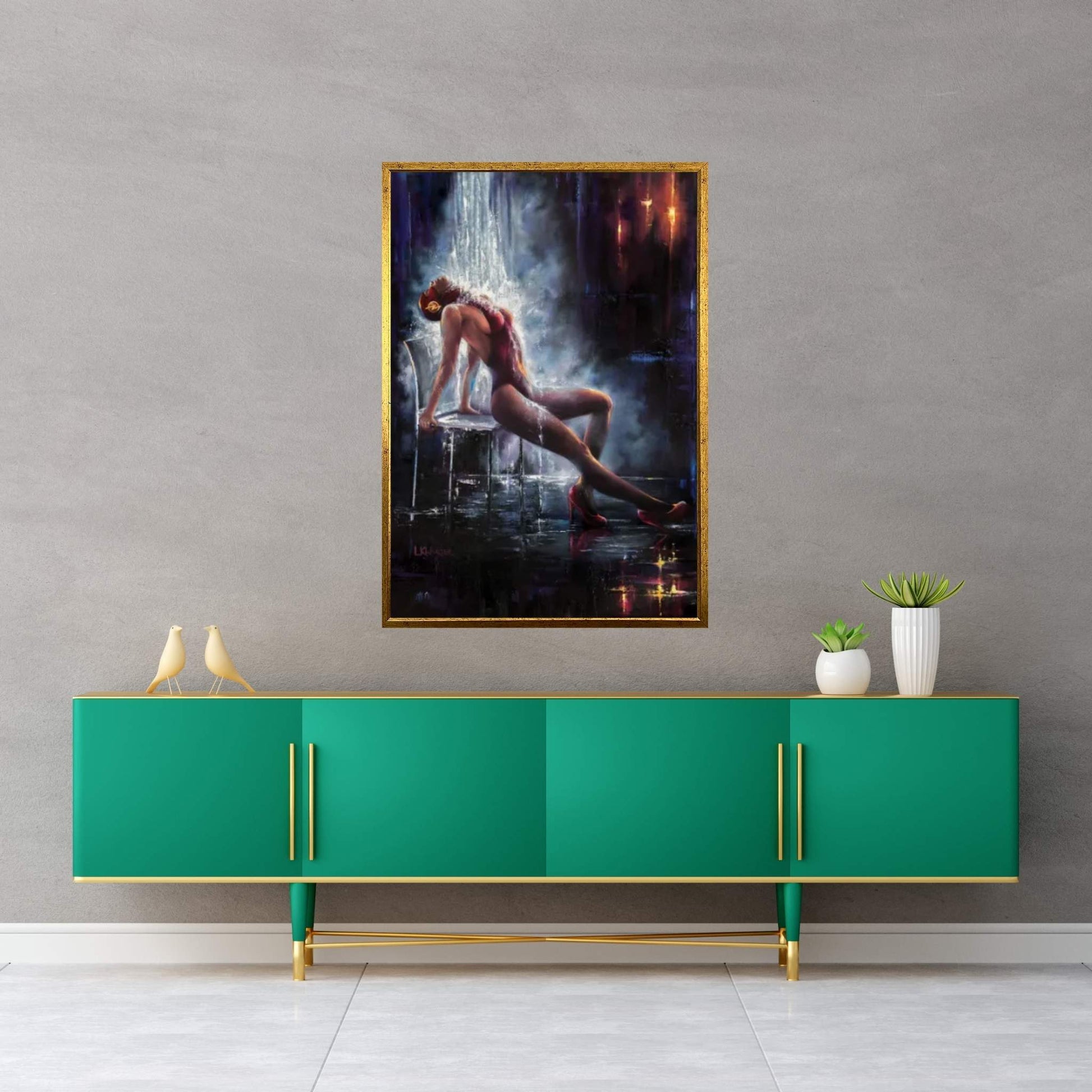 See Flash Dance Canvas Wall Art - Y Canvas