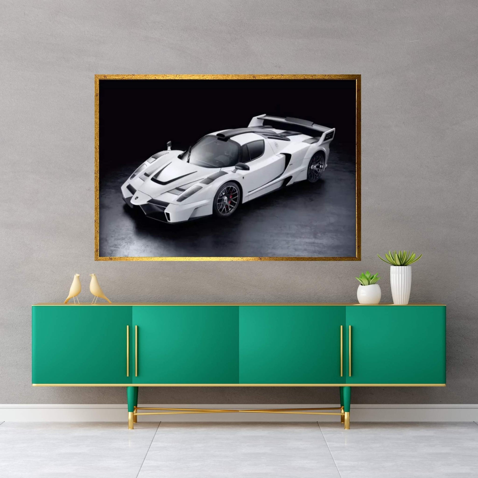 Ferrari Enzo Gemballa Mig-u1 Zonda Cinque Canvas Wall Art - Y Canvas